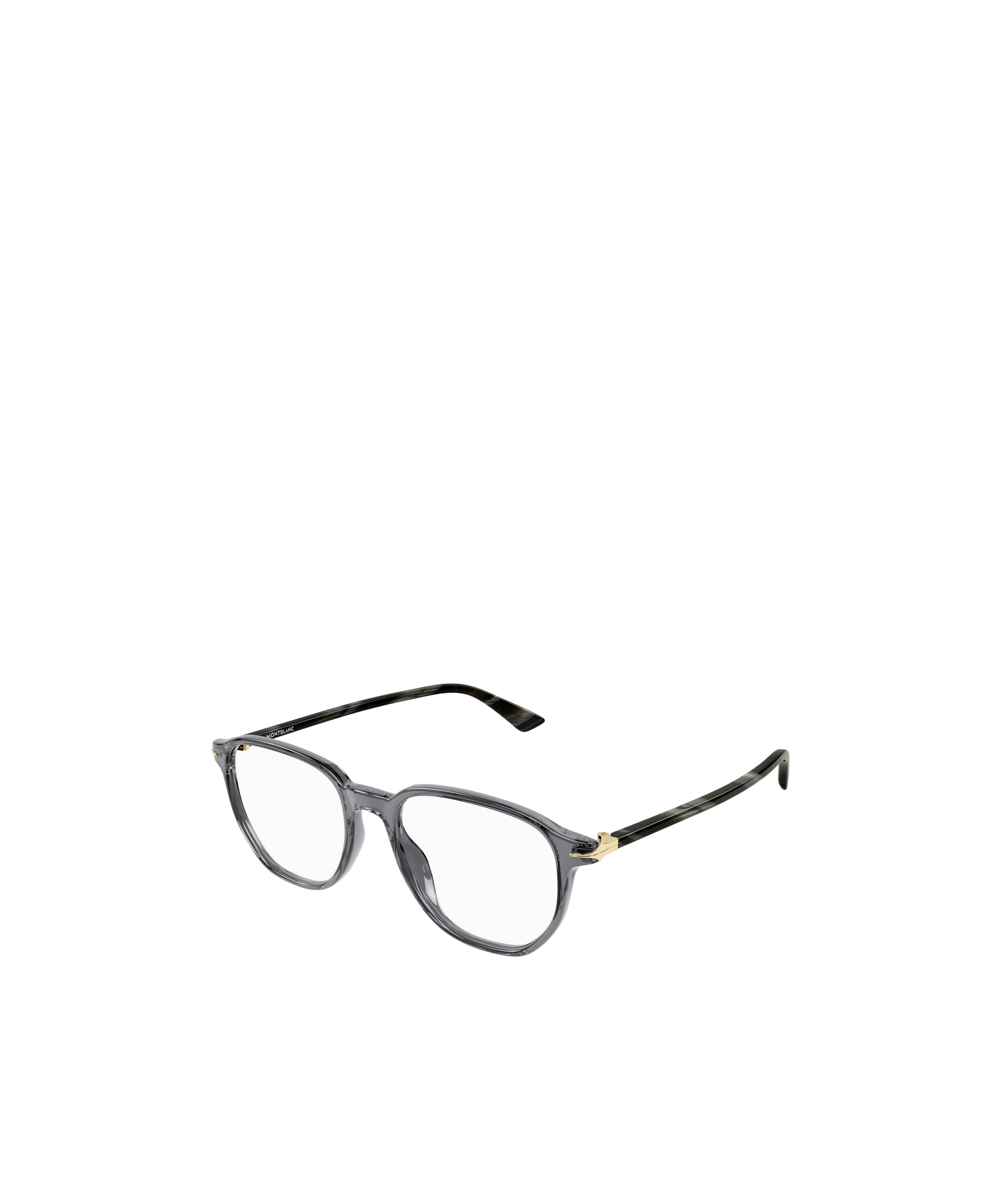 Montblanc Translucent-frame Glasses In Burgundy