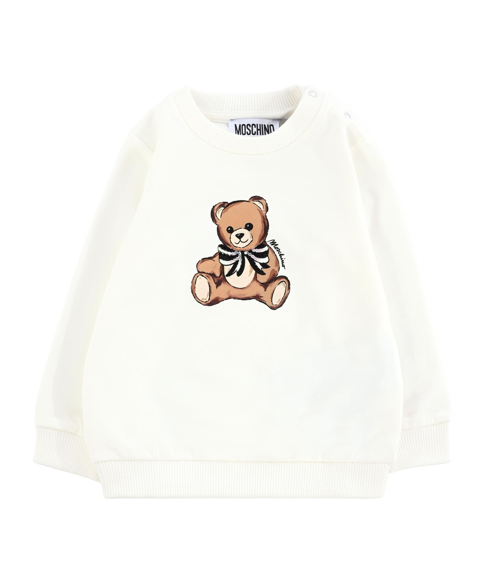 Moschino Teddy Bear-print Sweatshirt In White
