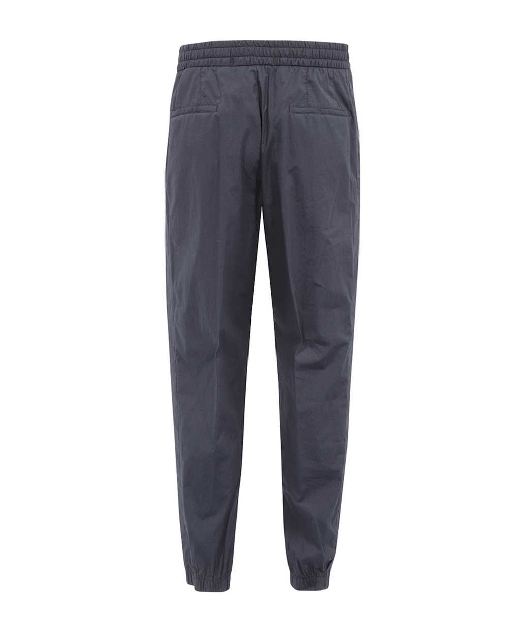 Zegna Elastic Waist Casual Pants In Black