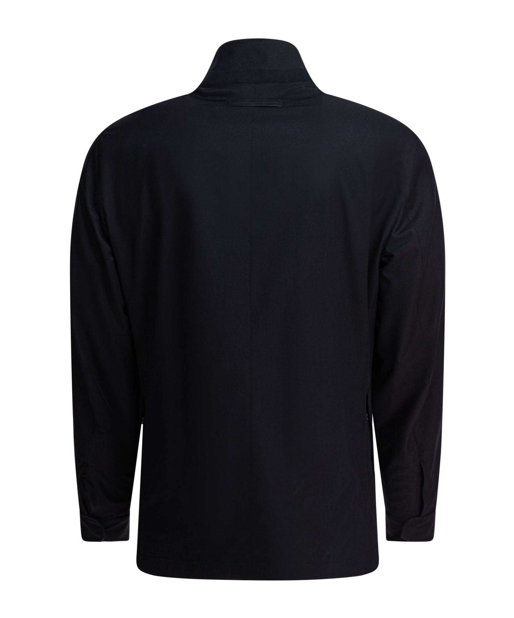 Zegna Long Sleeve Casual Jacket In Black