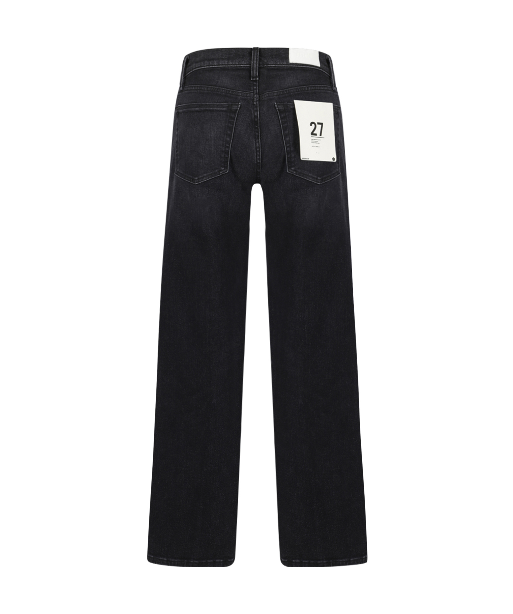 Shop Re/done Belt-loop Jeans In Black