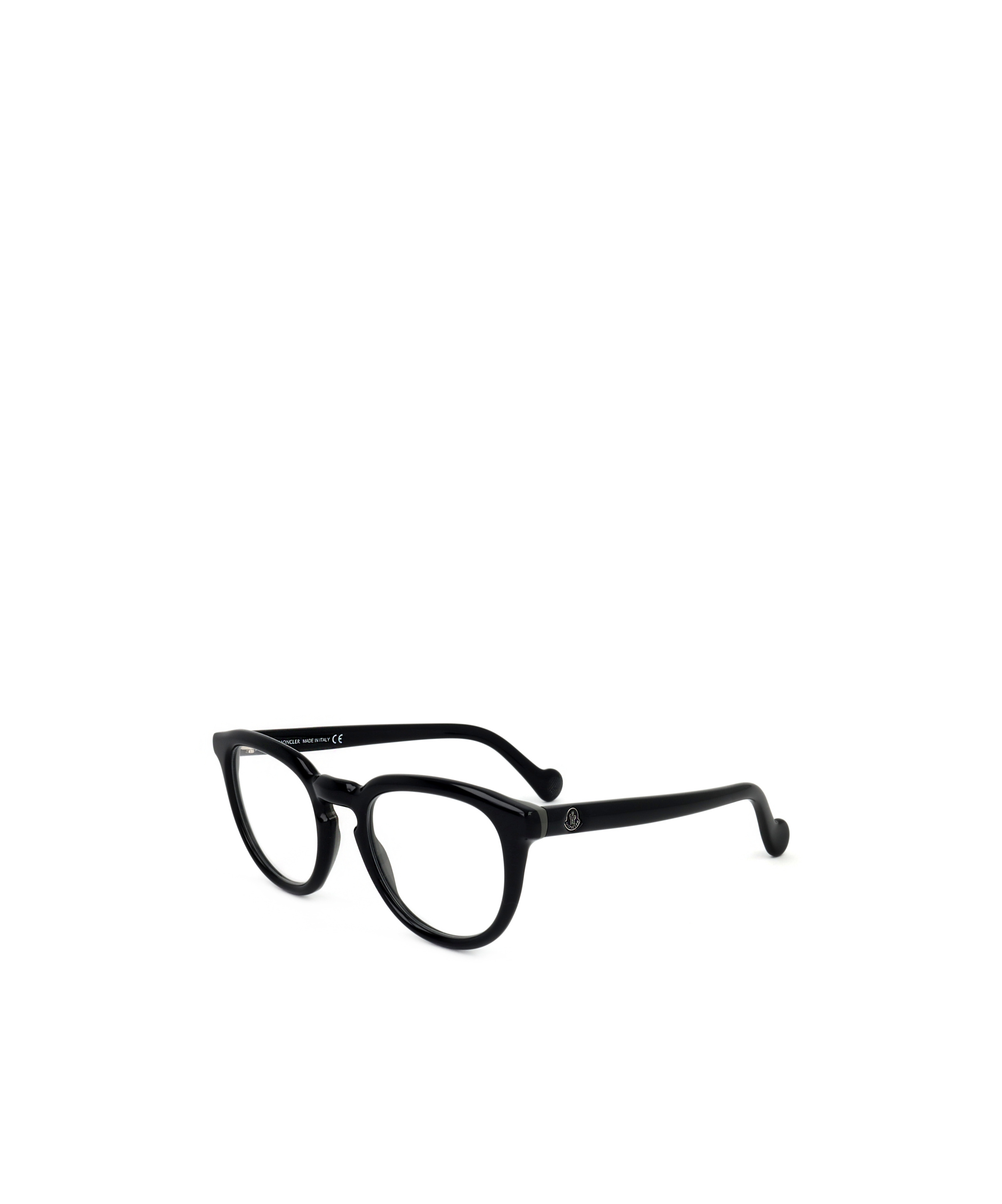 Moncler Round Frame Glasses In Black