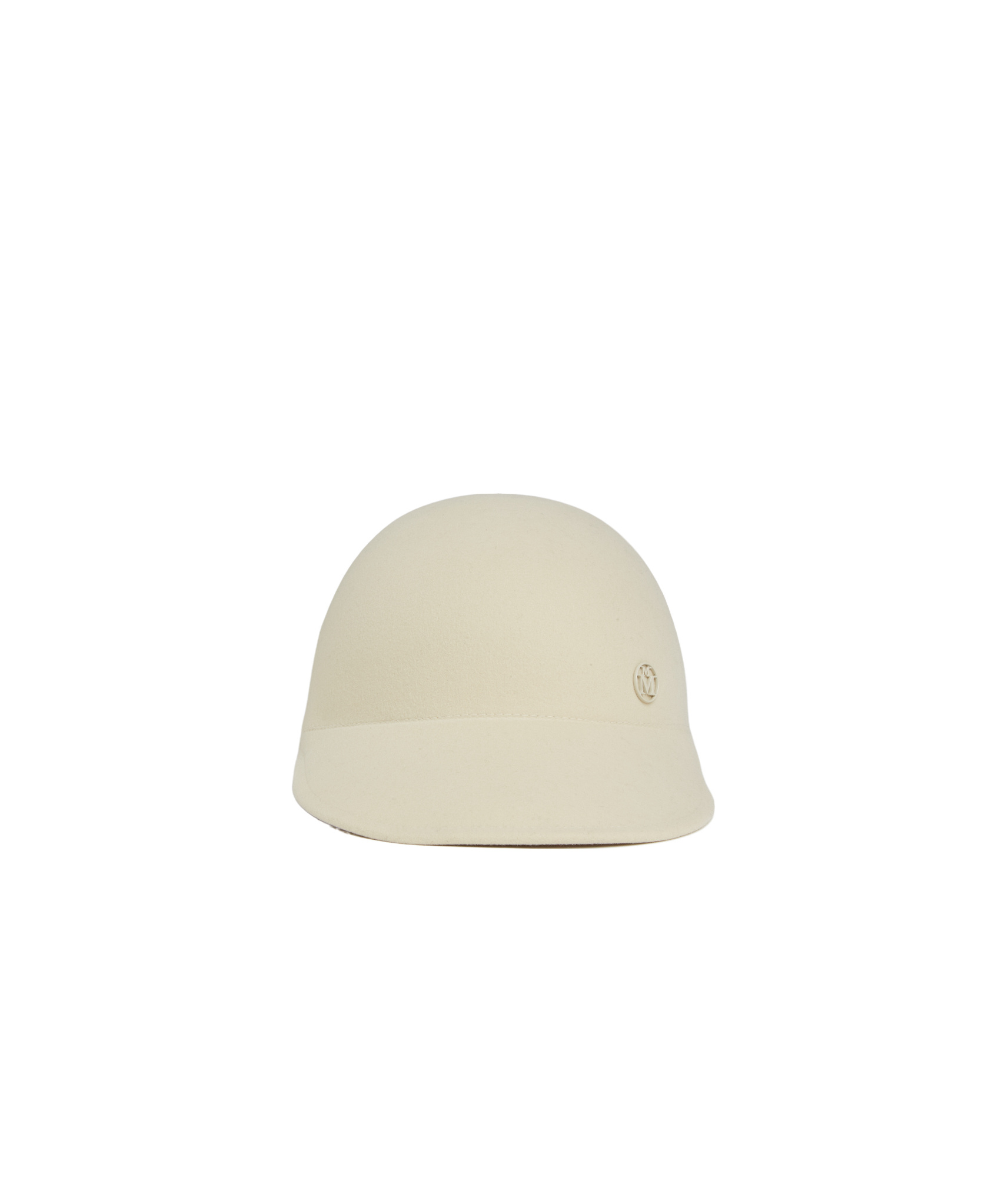 Maison Michel Logo Hat In White