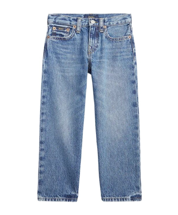 Polo Ralph Lauren Mid-rise Straight-leg Jeans In Blue