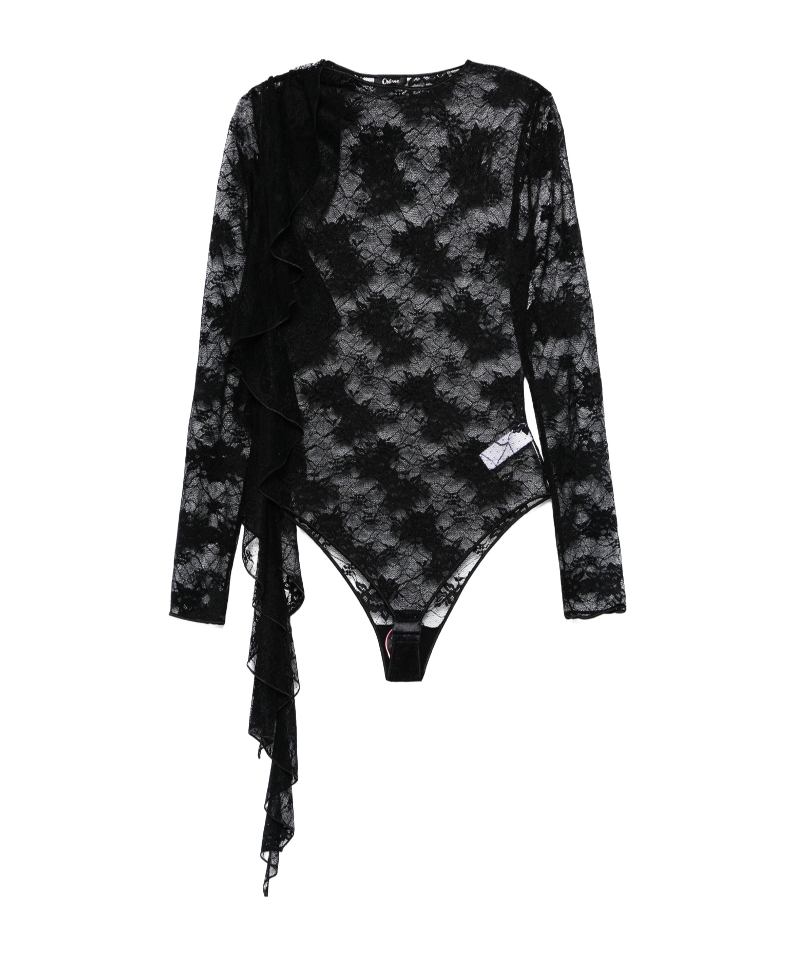 Oseree Oséree Lace Volant Sleeves Body