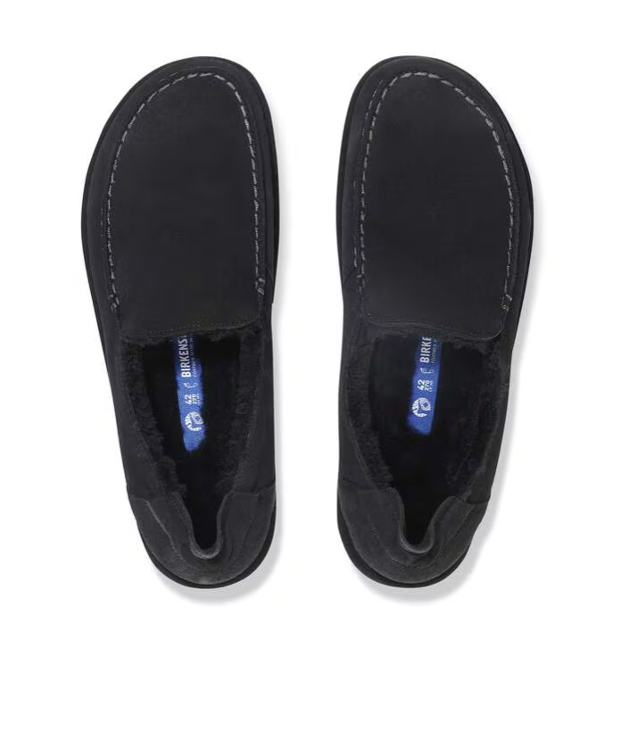 Birkenstock Utti Shearling In Black