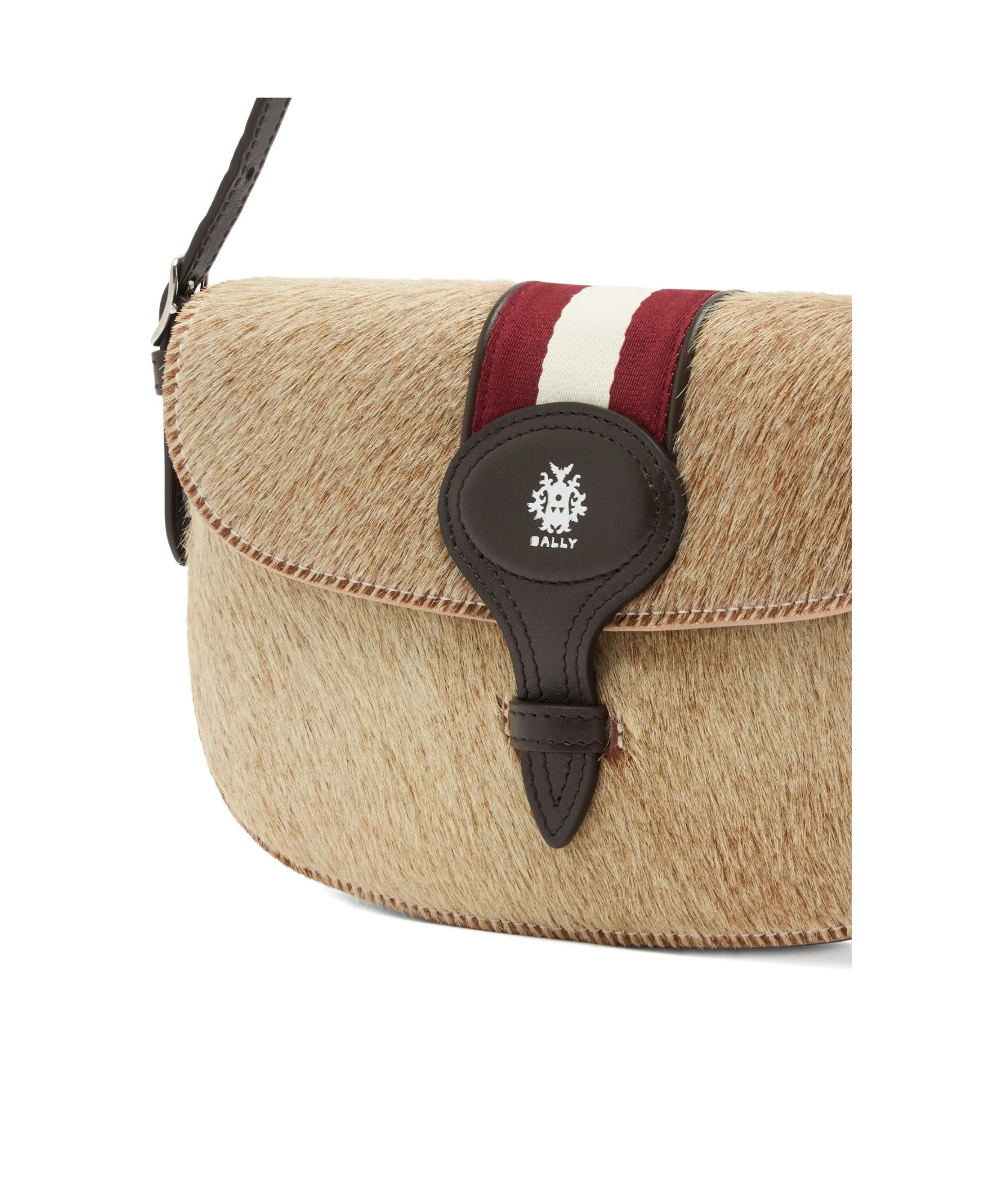 Bally Small Flap Shoulder Bag In Neutral