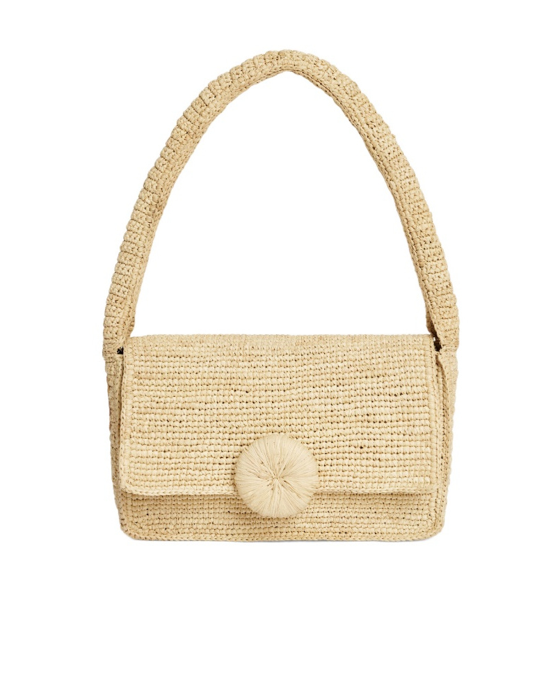 By Malene Birger Miro Woven Tote Bag In Brown