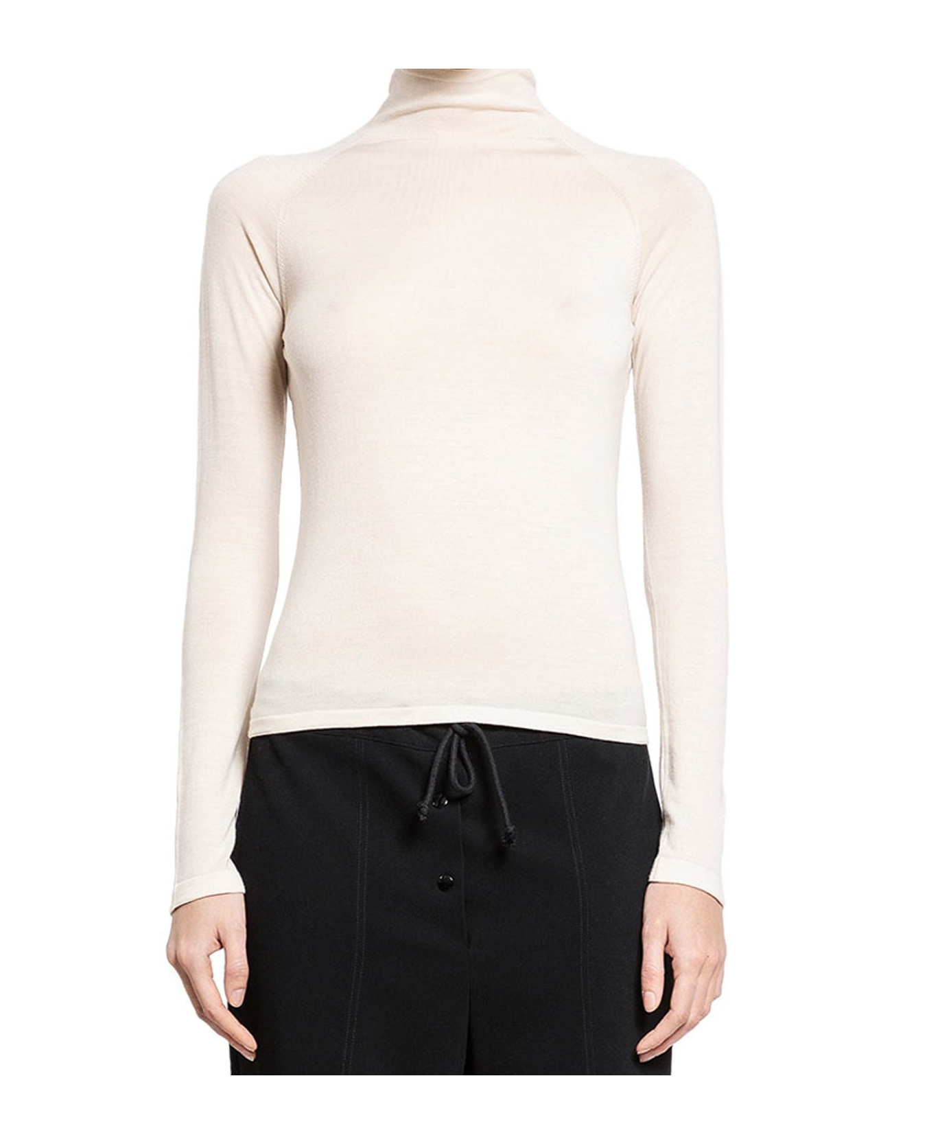 The Row Long-sleeved Top In White