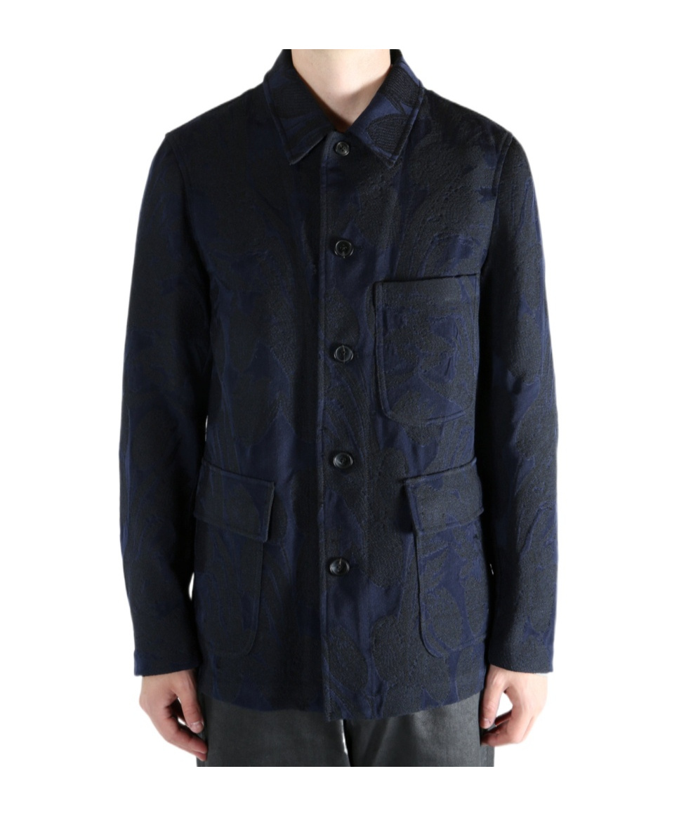 Dries Van Noten Braxton Jacket In Blue