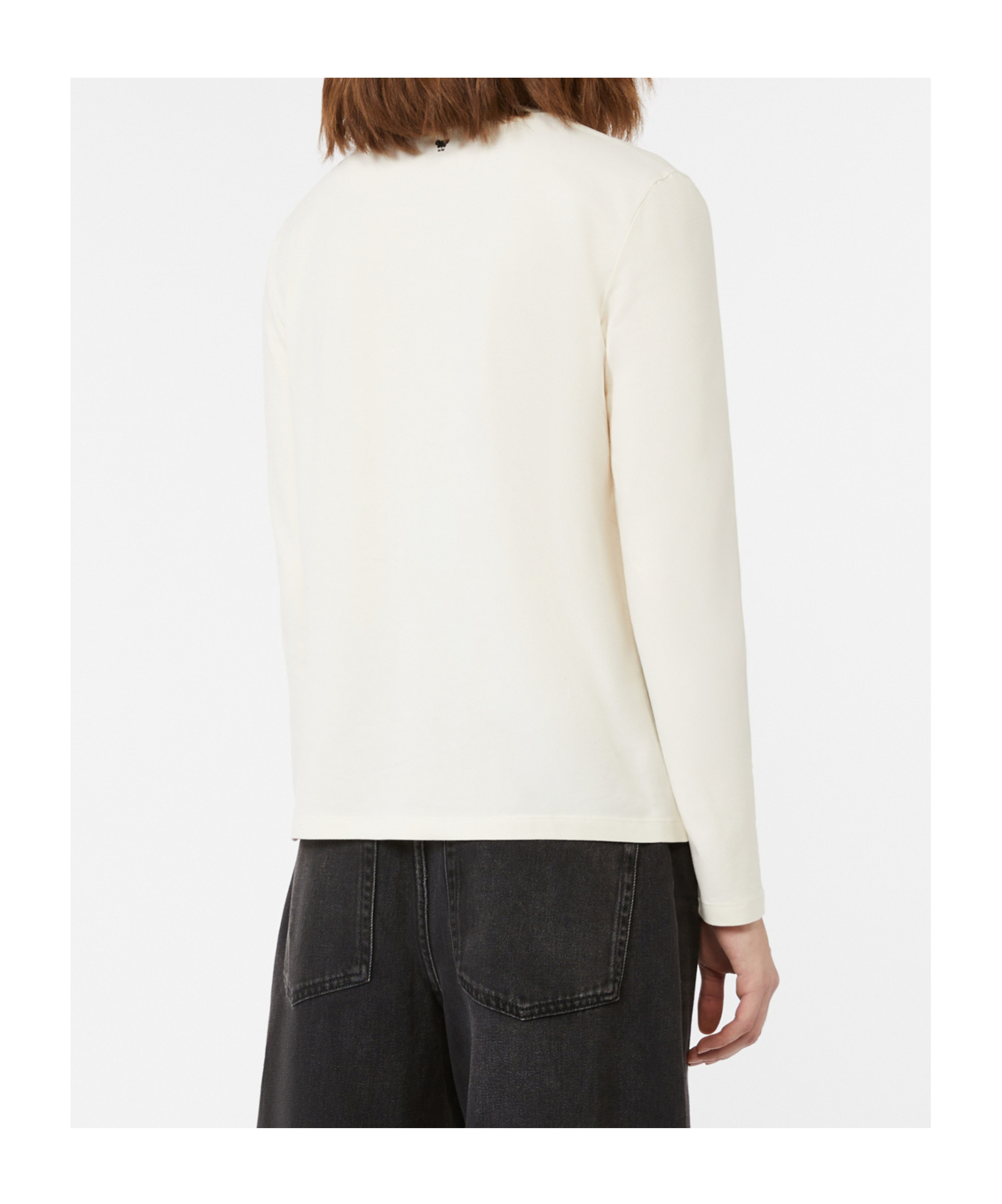 Weekend Max Mara Fitted Stretch Jersey T-shirt In White
