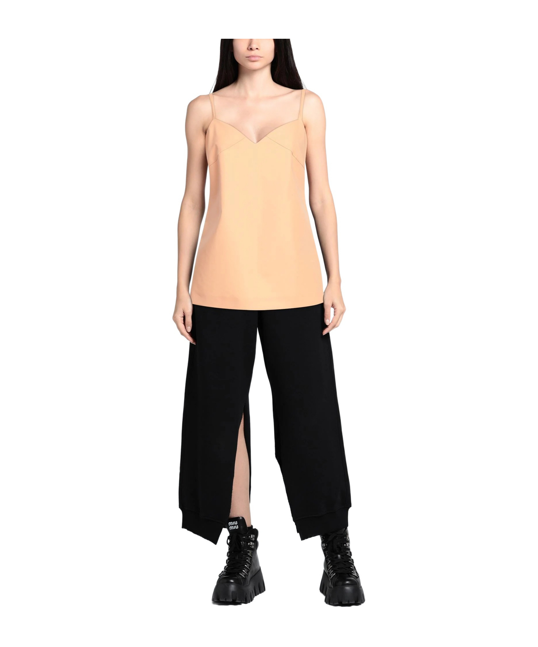 Max Mara Solid-colored Camisole In Nude