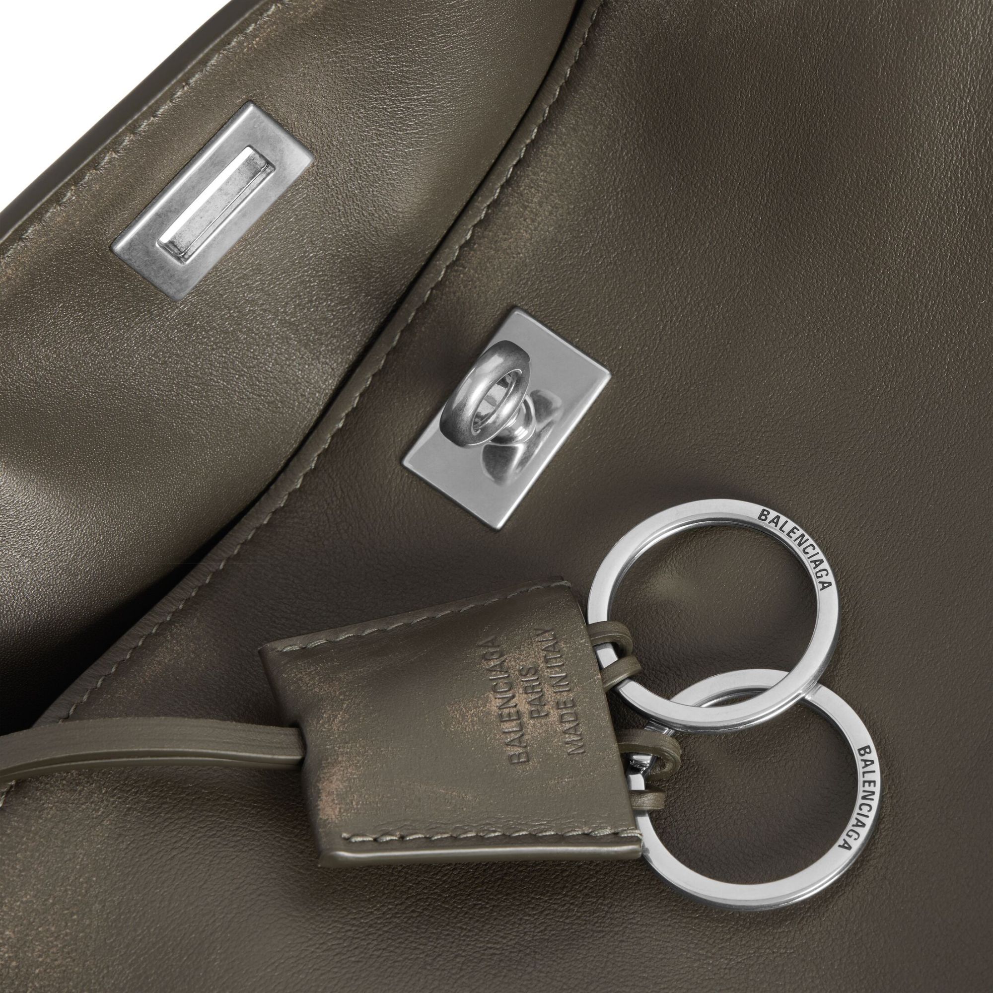 Balenciaga Men's Rodeo Small Messenger Bag  In Khaki