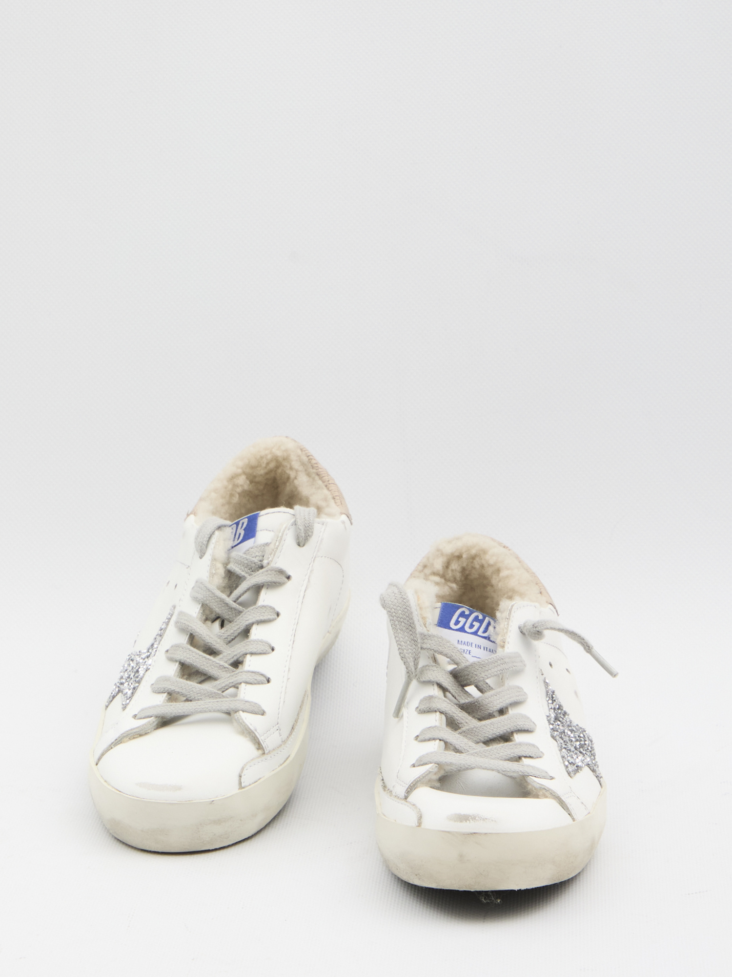 Golden Goose Lace-up Low-top Casual Shoes In White
