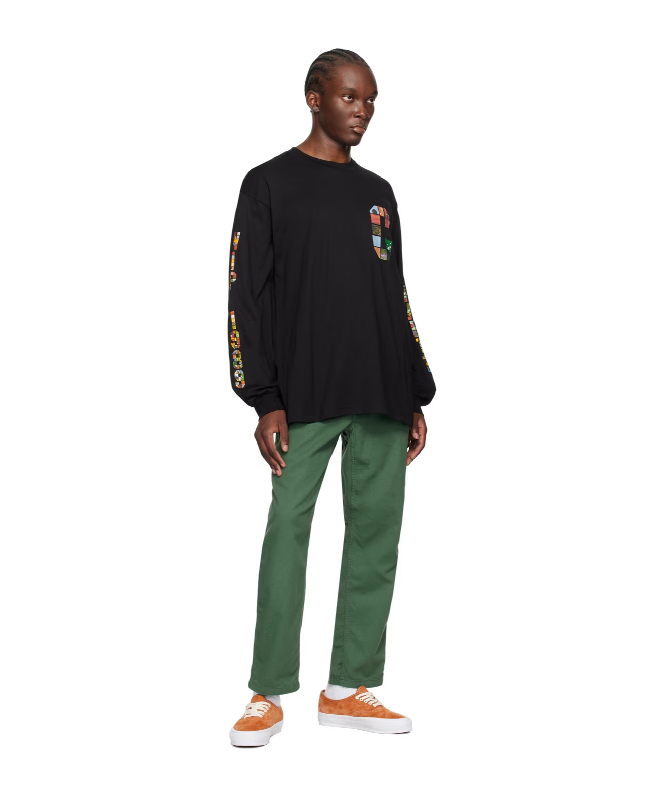 Carhartt Machine 89 Long-sleeved T-shirt In Black