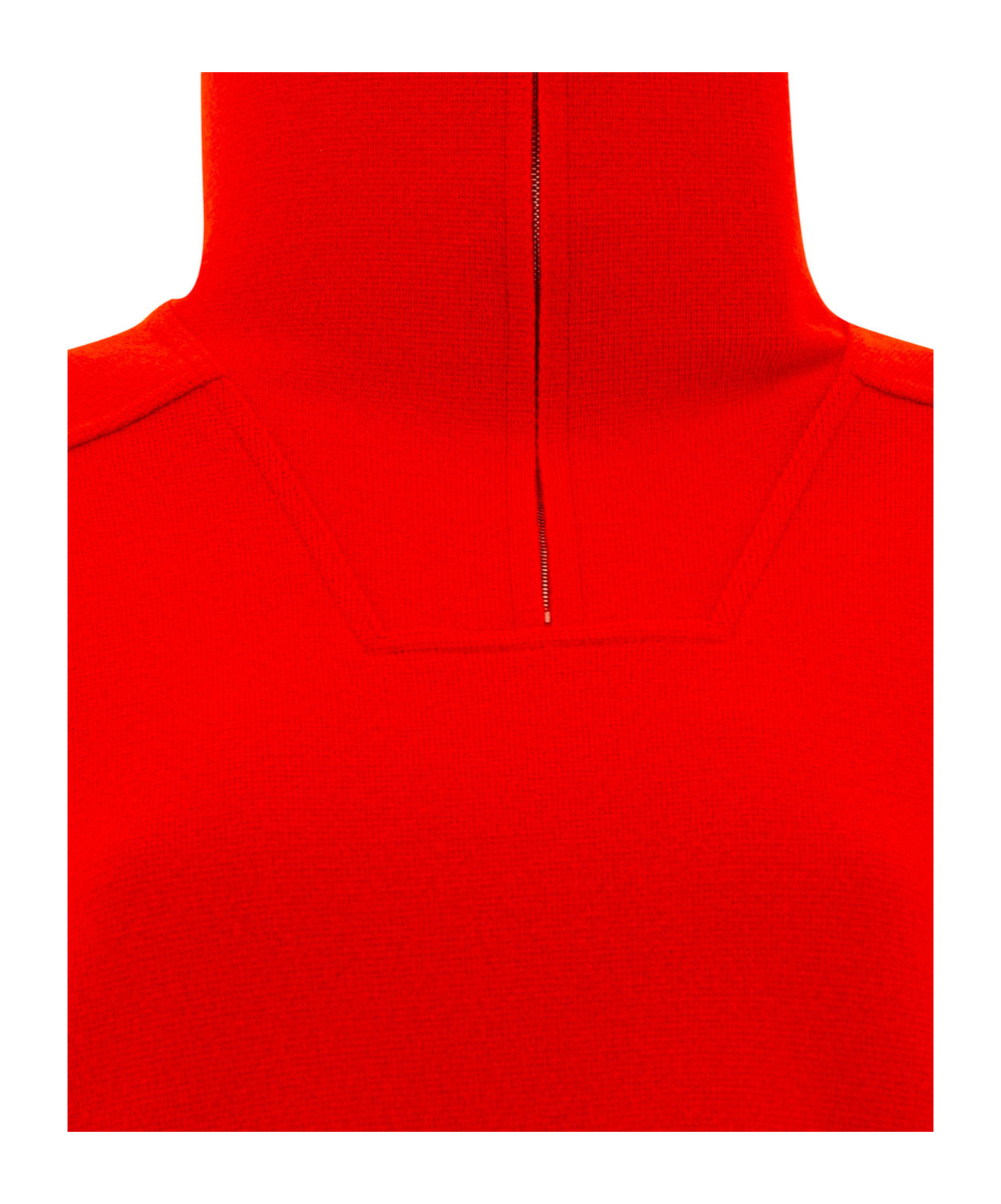 Auralee Bright Red Wool Milano Sweater In Red