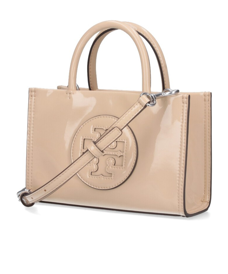 Tory Burch Ella Bio Mini Tote In Nude