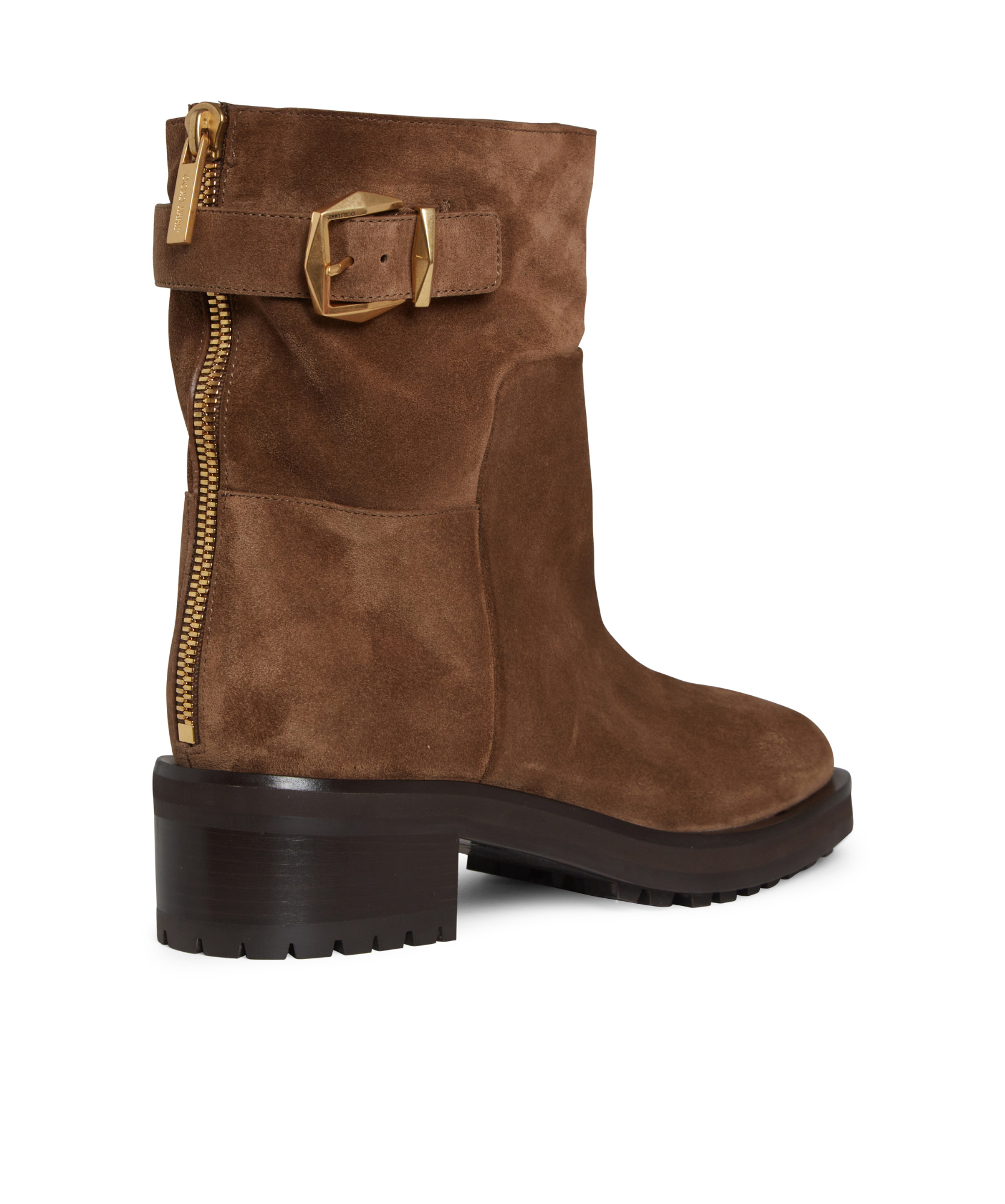 Jimmy Choo Brooklyn 50 Suede Ankle Boots In Brown