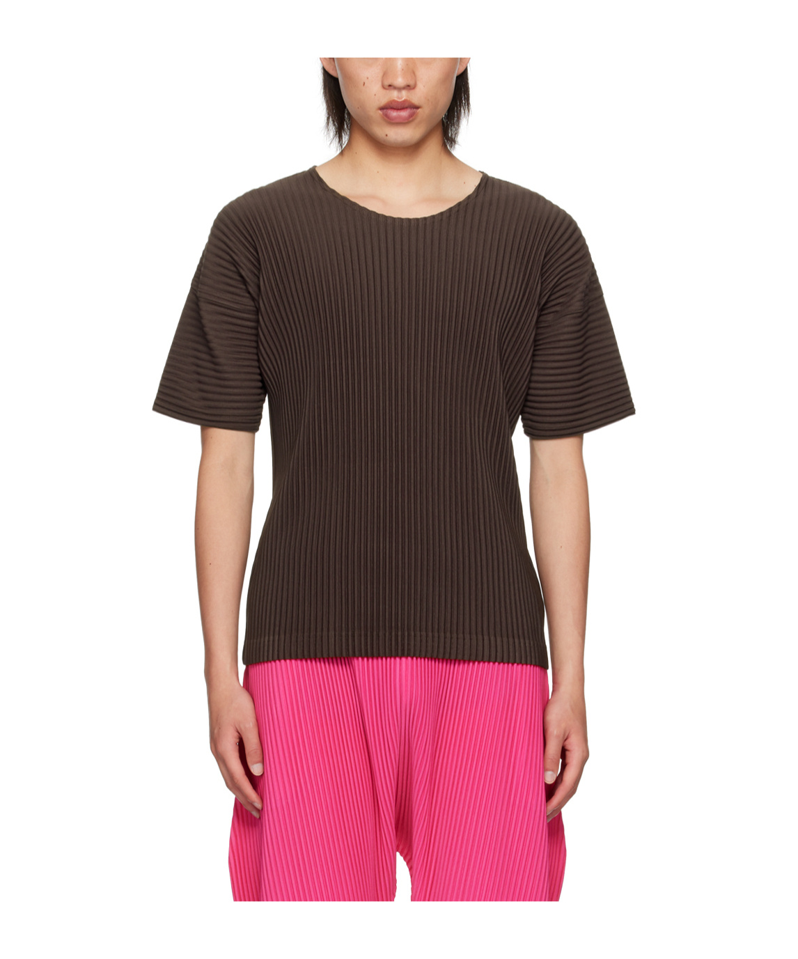 Issey Miyake Brown Monthly Color June T-shirt In Black