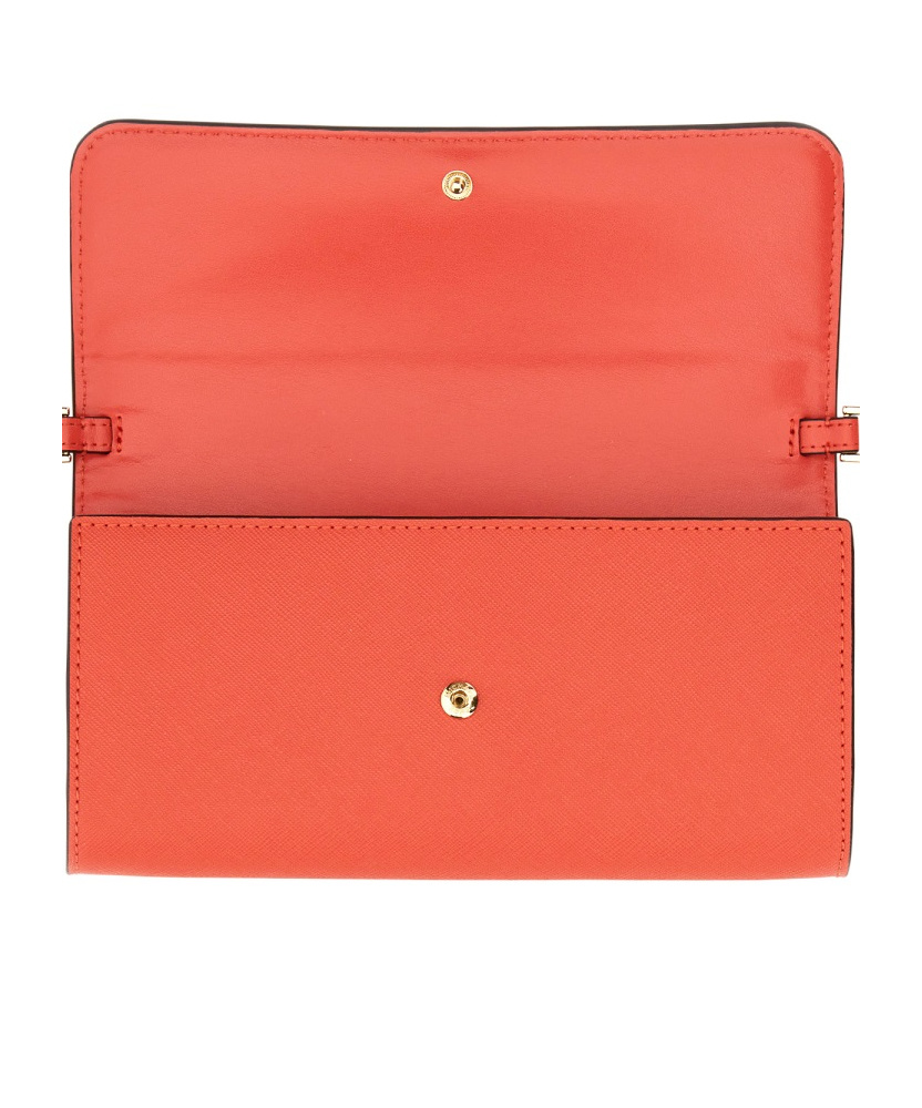 Michael Kors Logo Logo Satchel Bag In Red