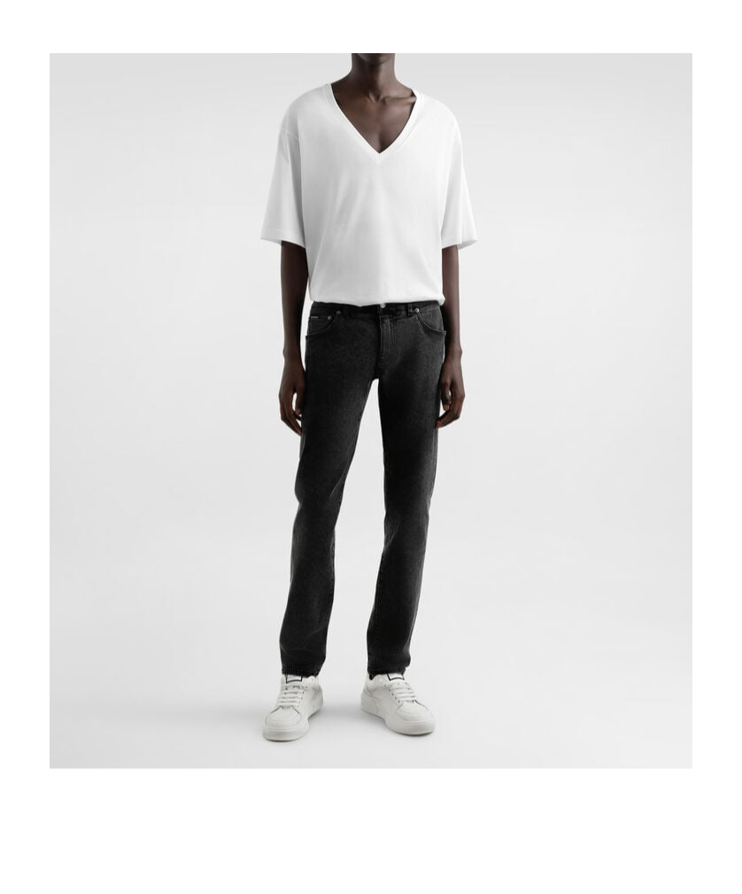 DOLCE & GABBANA DOLCE  GABBANA LOGO TAG SKINNY JEANS