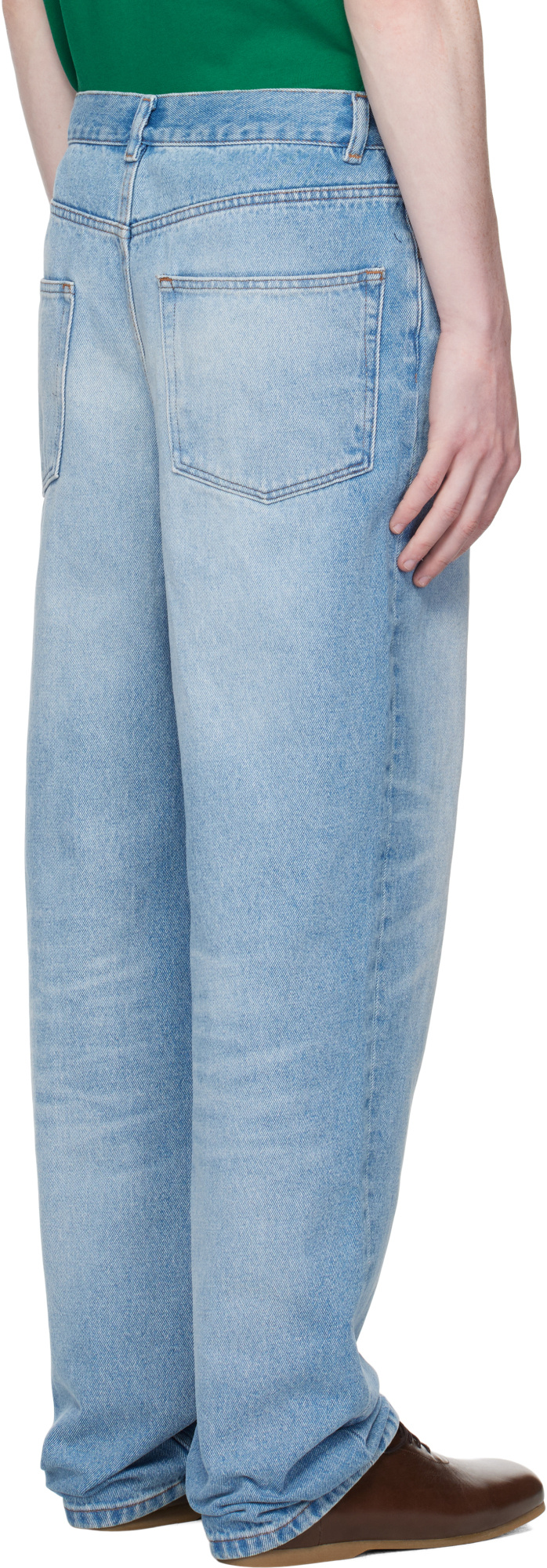 Apc A.p.c. Straight Leg Jeans In Blue
