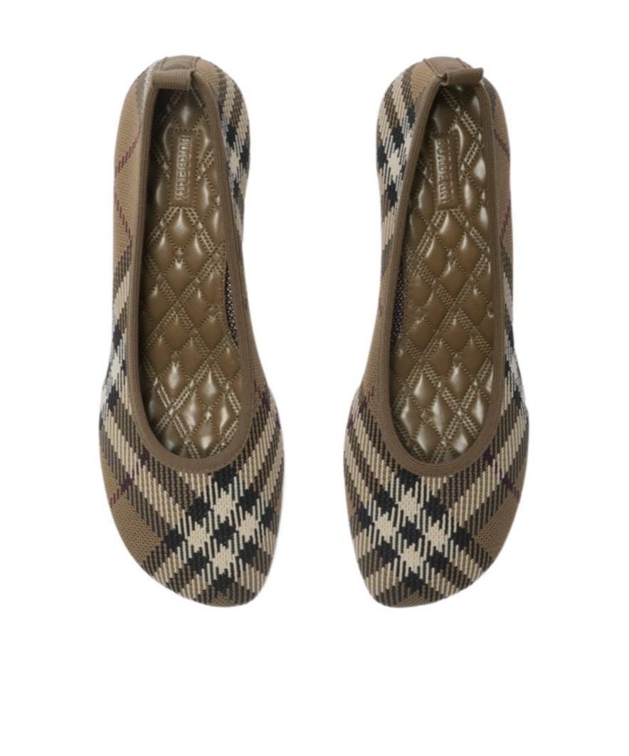 Burberry 45mm Check-pattern Pumps In Brown