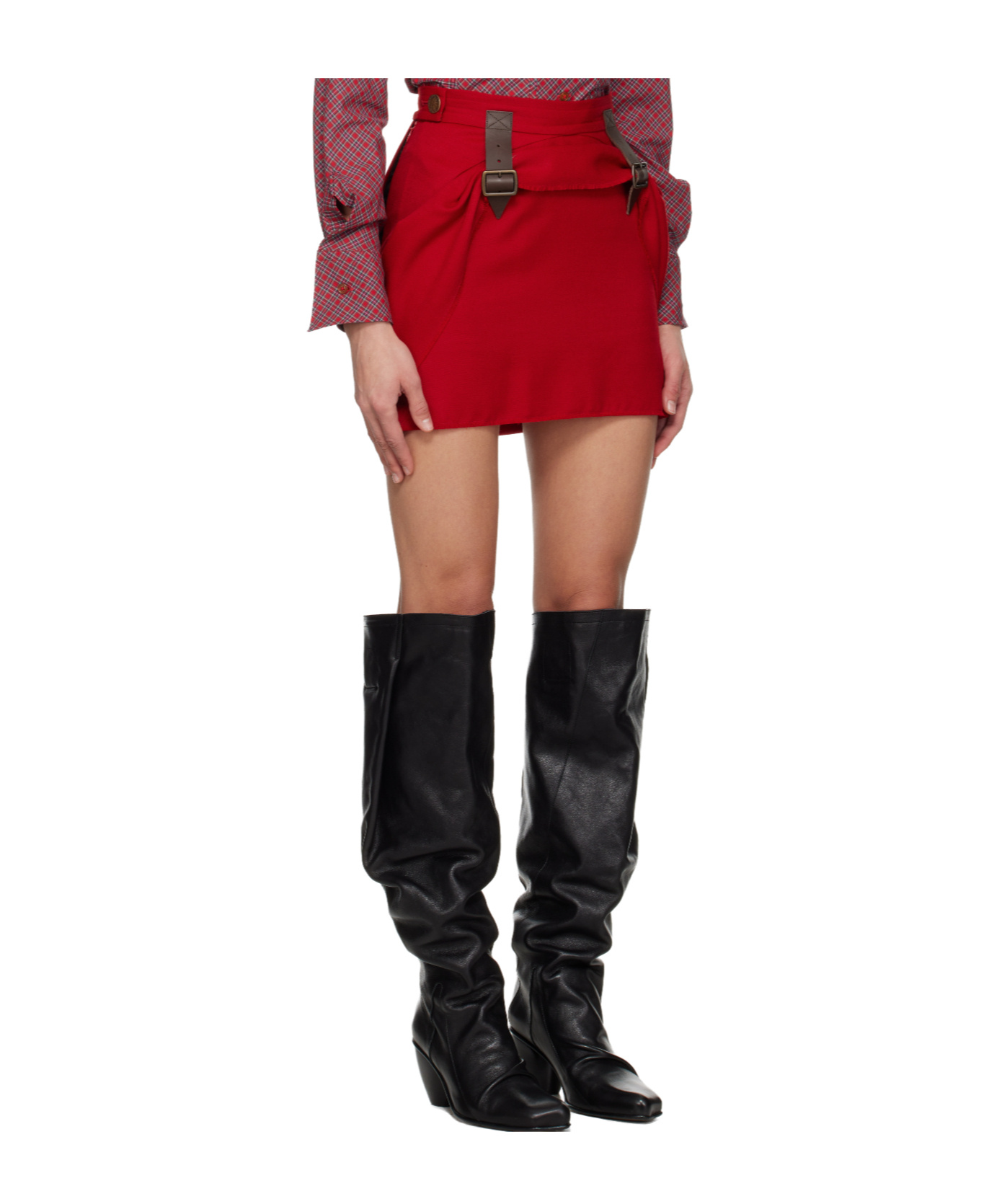 Vivienne Westwood Frame Miniskirt In Red