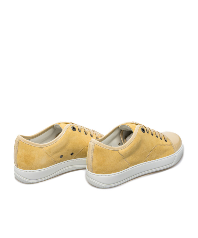 Lanvin Lace-up Low-cut Skate Shoes In Yellow