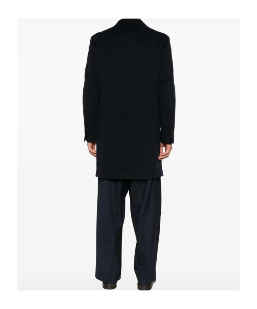 Tagliatore Single-breasted Coat In Black
