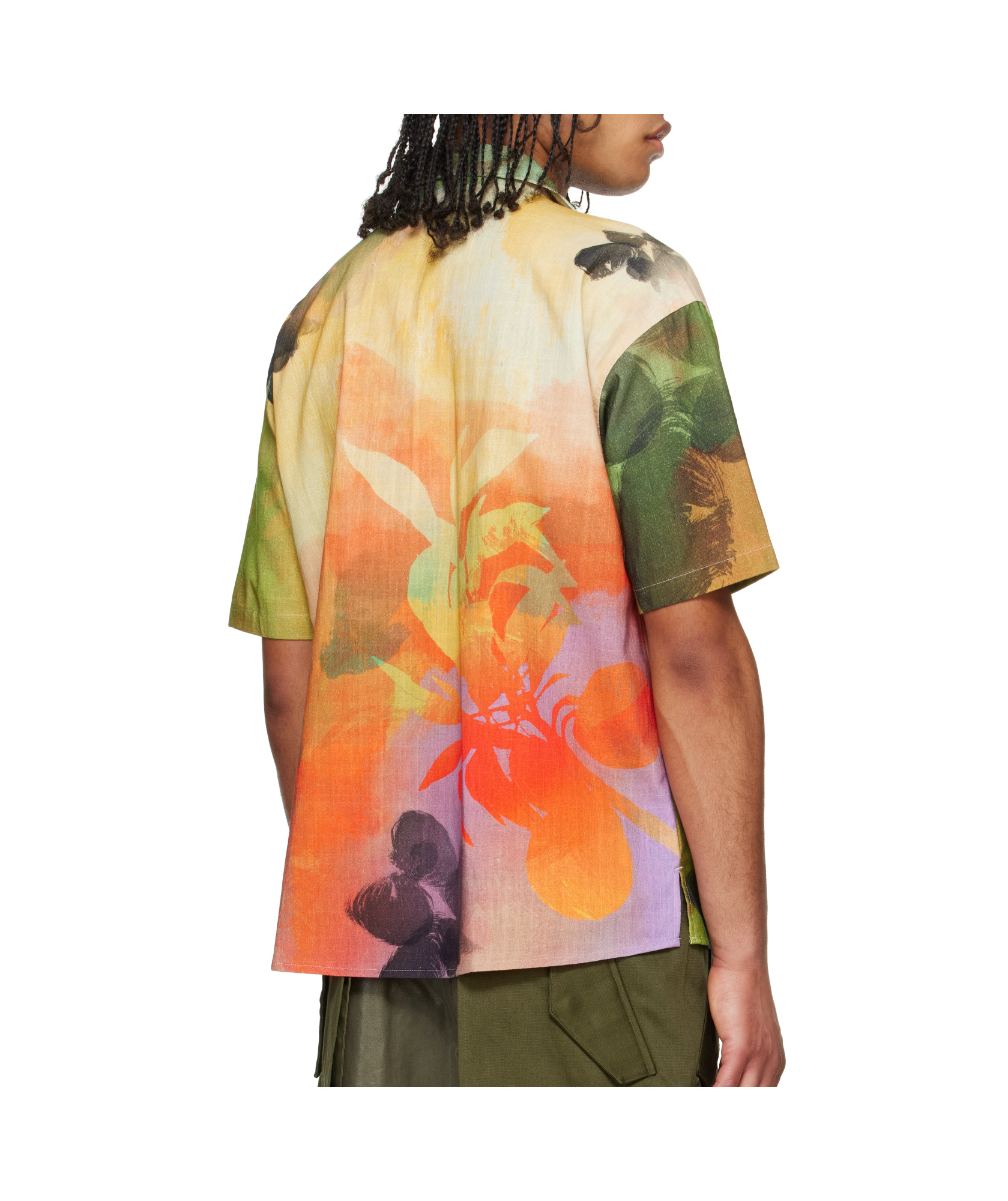 Andersson Bell Ssense Exclusive Multicolor Rhino Tie Dye Print Shirt In Multi-color