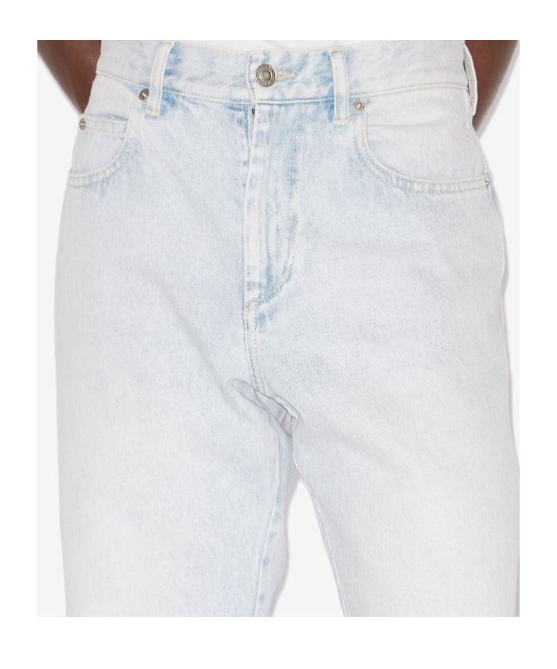Isabel Marant Belt-loop Jeans In White
