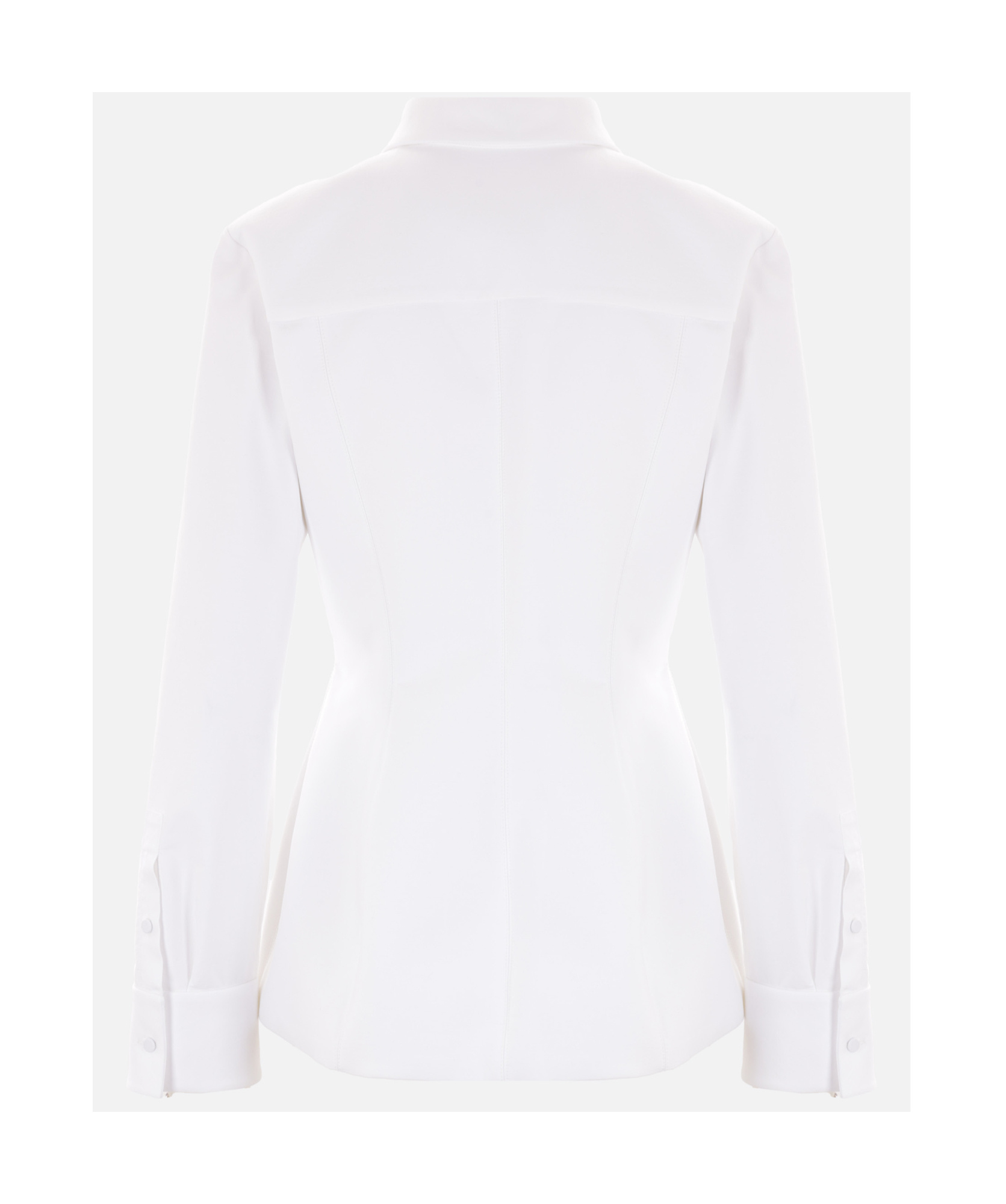 Valentino Slim-cut Long-sleeve Shirt In White