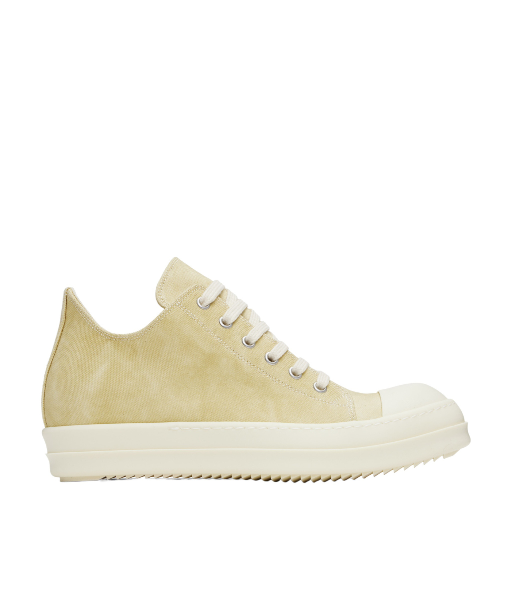 Shop Rick Owens Drkshdw Round Toe Low Top Casual Shoes In Nude