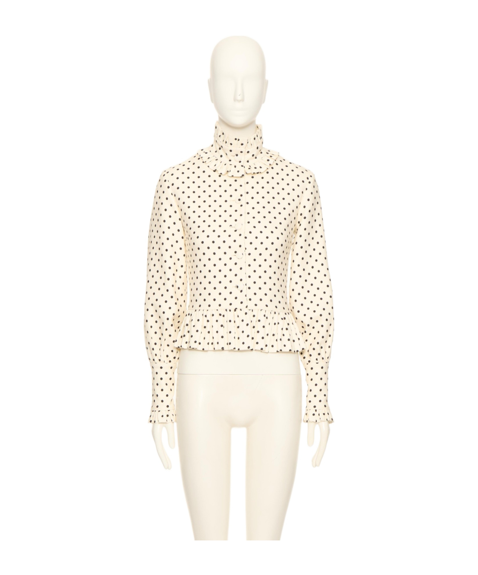 Valentino Long Sleeve Shirt In White