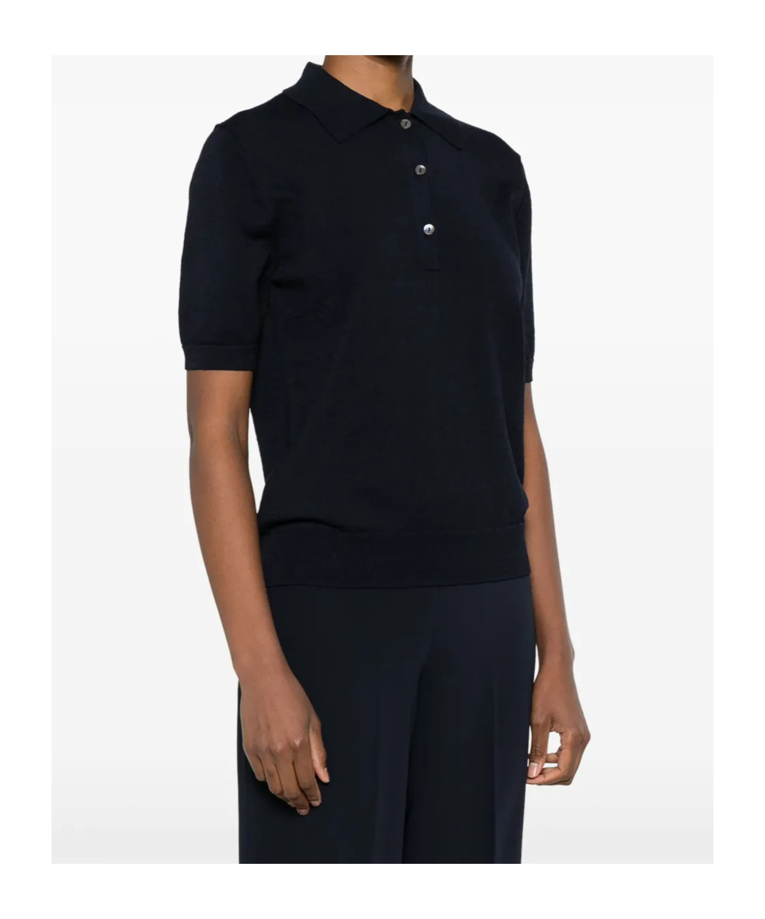 P.a.r.o.s.h Fine-knit Polo Top