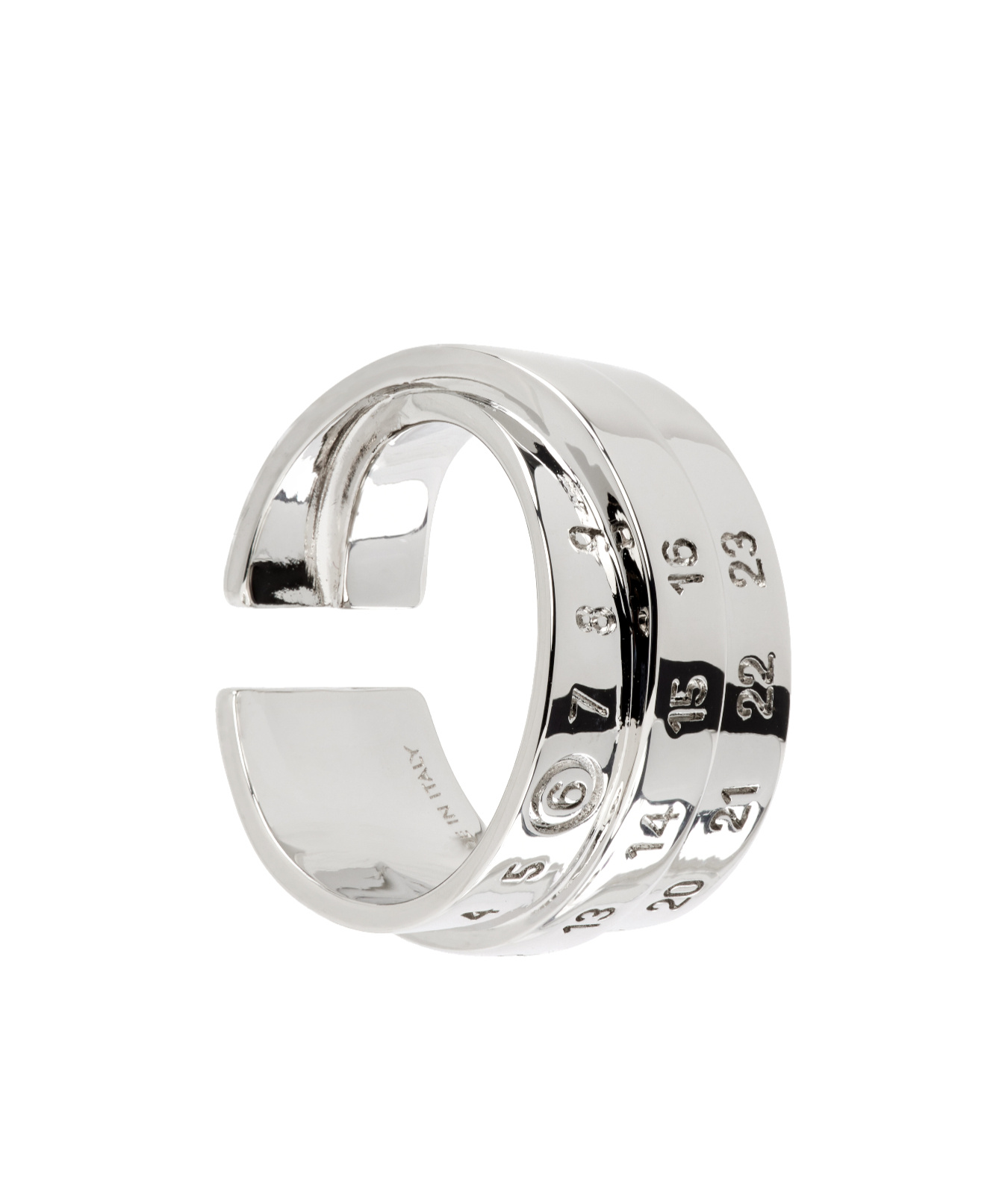 Mm6 Maison Margiela Triple Logo Numeric Signature Earring