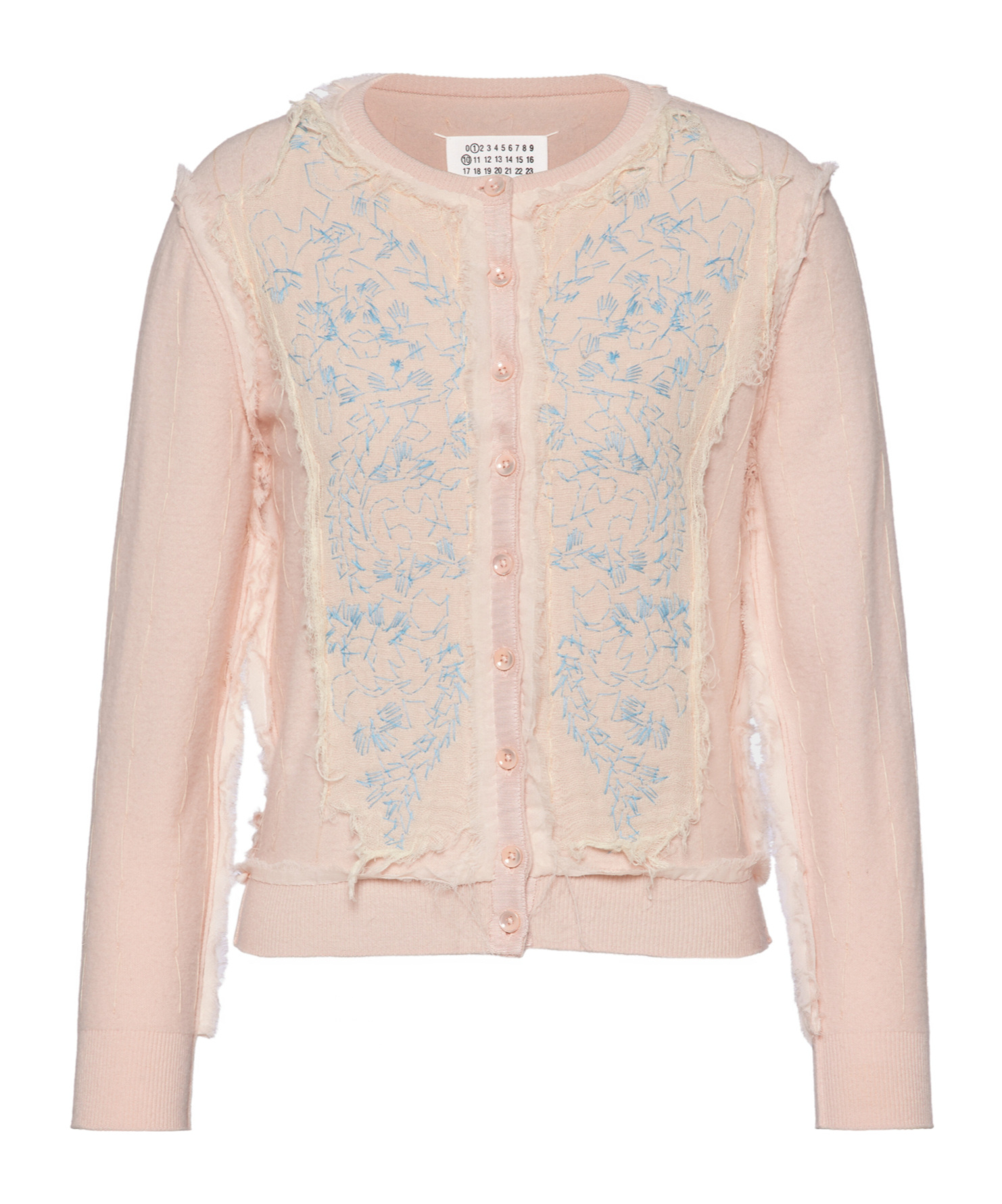 Maison Margiela Knit Cardigan In Pink
