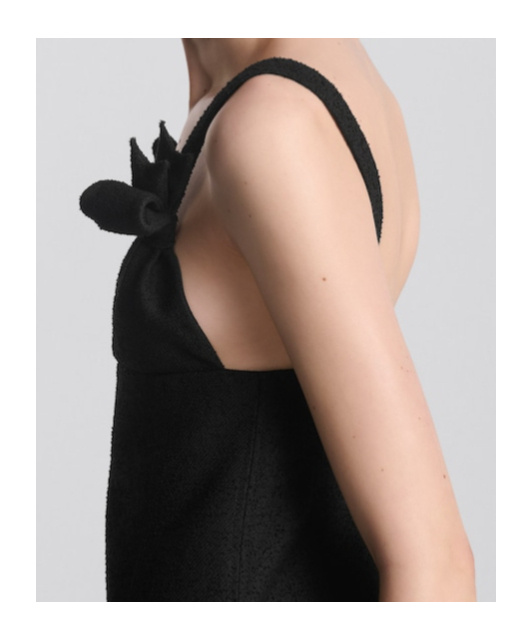 Shop Dior Flared Dress In Black