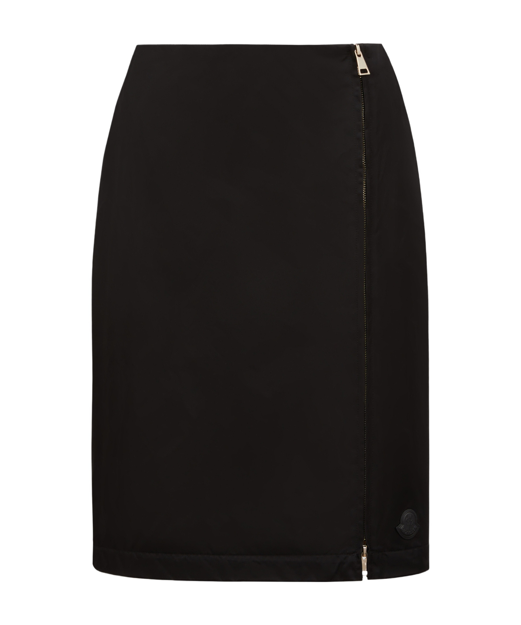 Moncler Zippered Skirt In Black