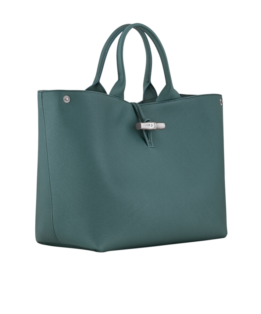 Longchamp Handbag L Le Roseau In Green