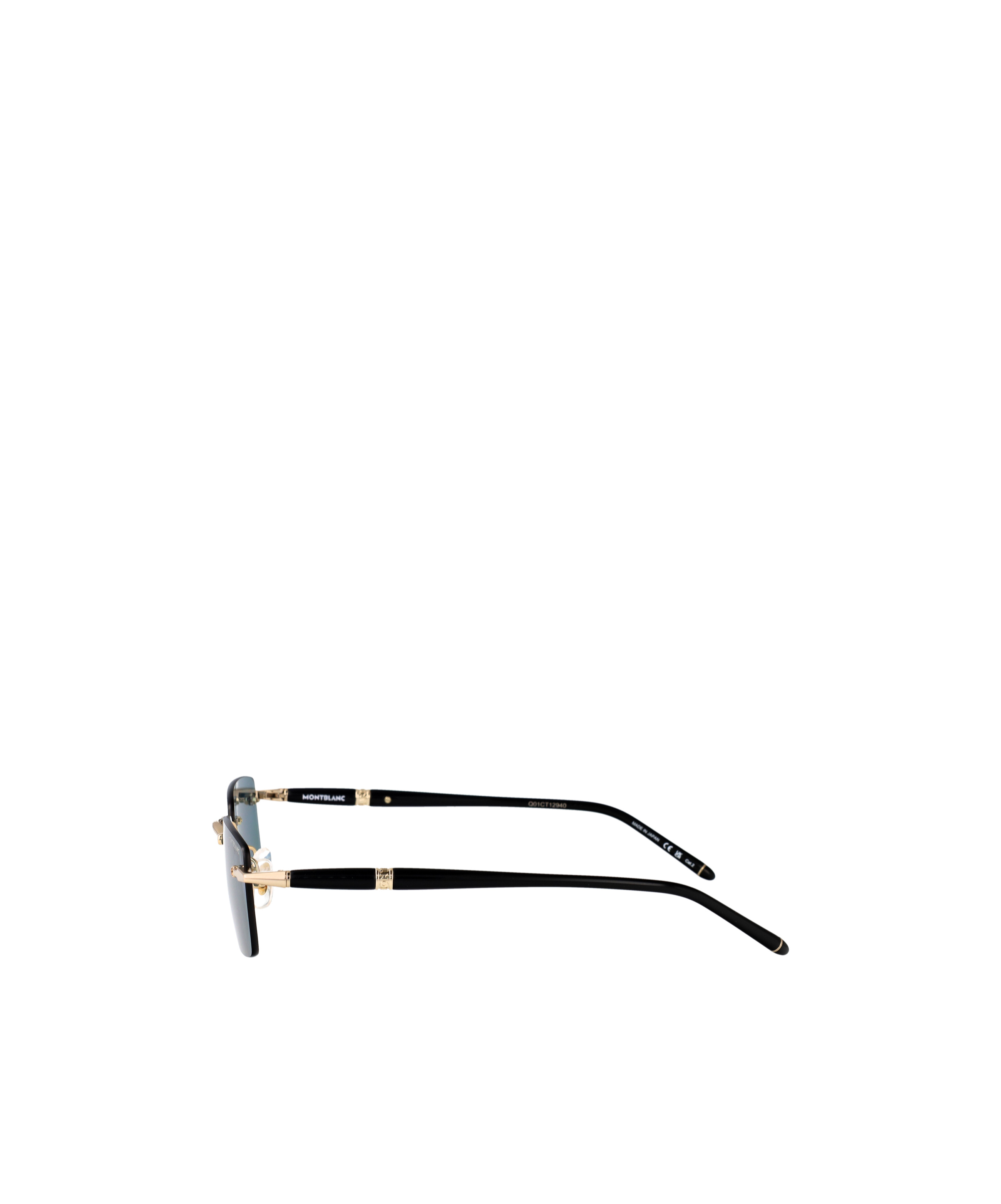 Montblanc Sunglasses Mb0344s In Gold-black-green