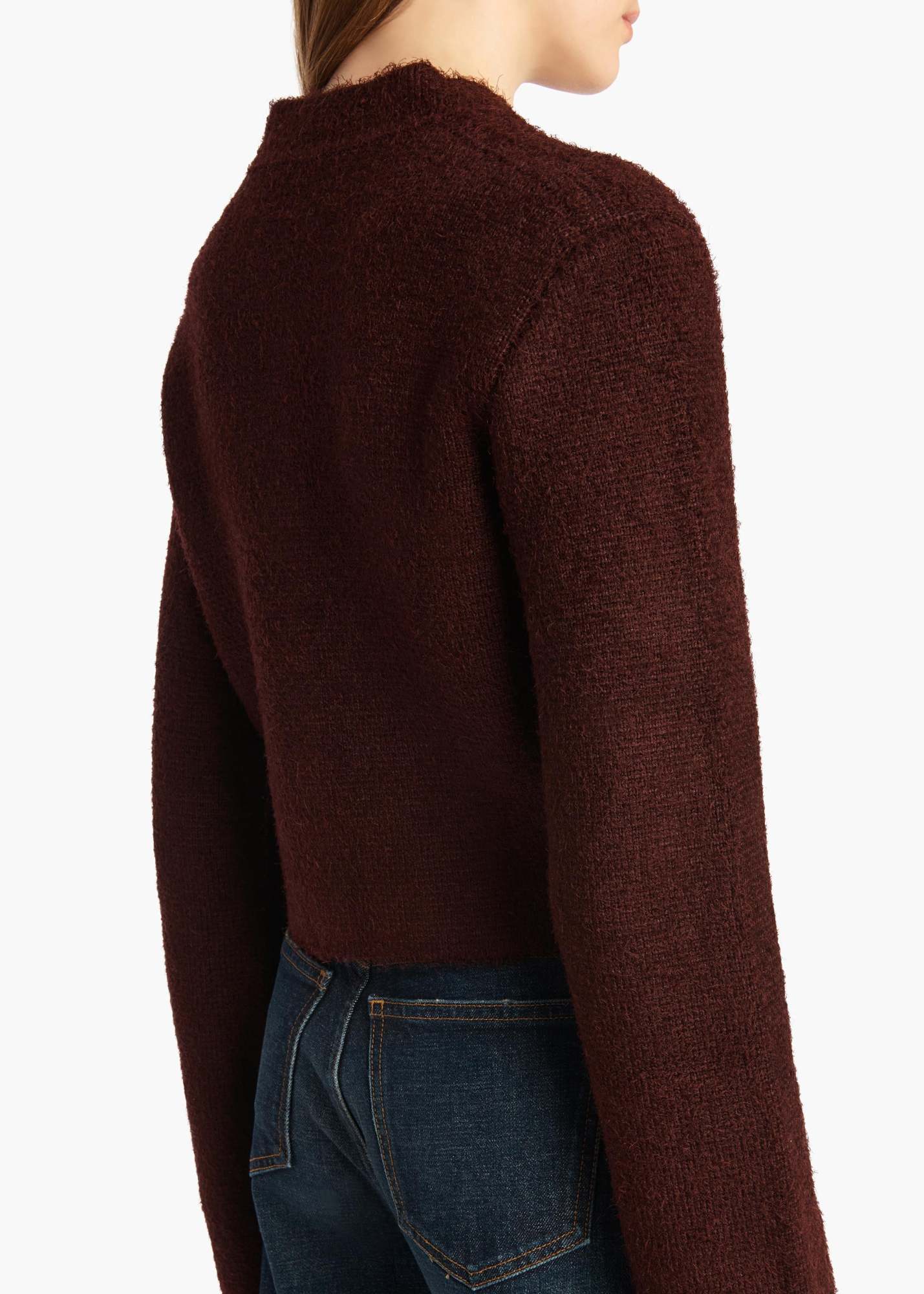 Khaite Silk-cashmere Ello Cardigan Jacket In Red