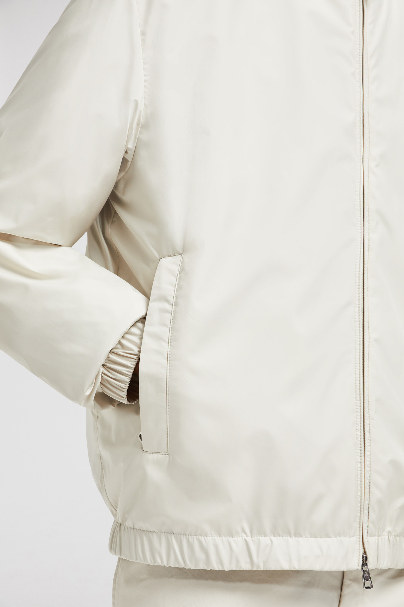 Moncler Domene Hooded Jacket White In White