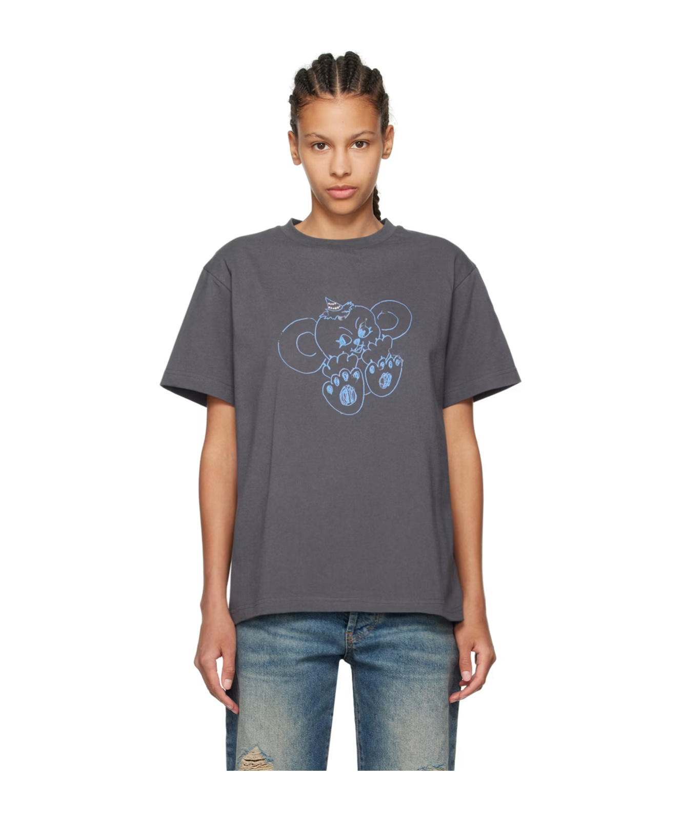 We11 Done Graphic-print Cotton T-shirt In Black