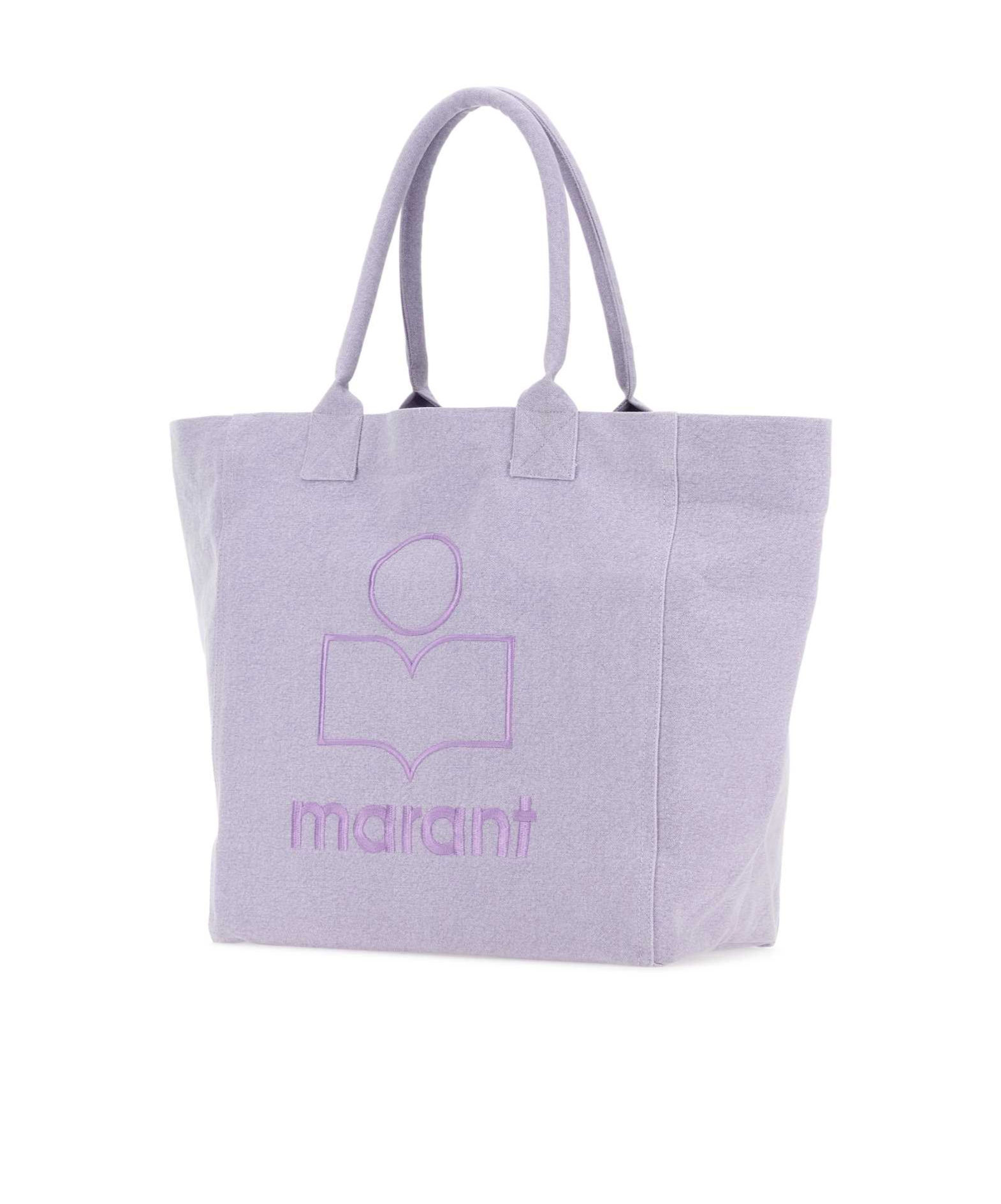 Isabel Marant Yenky Canvas Tote Bag In Purple