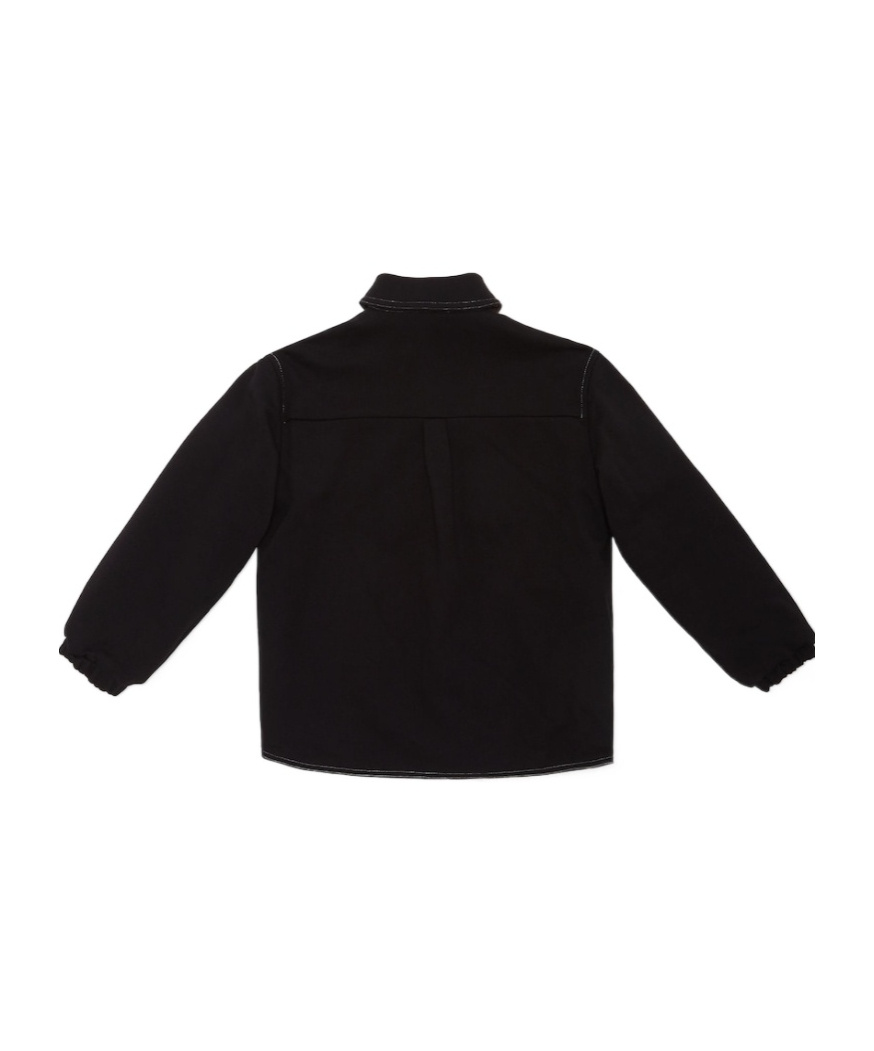 Fendi Revisable Ff-monogram Print Shirt Jacket In Black