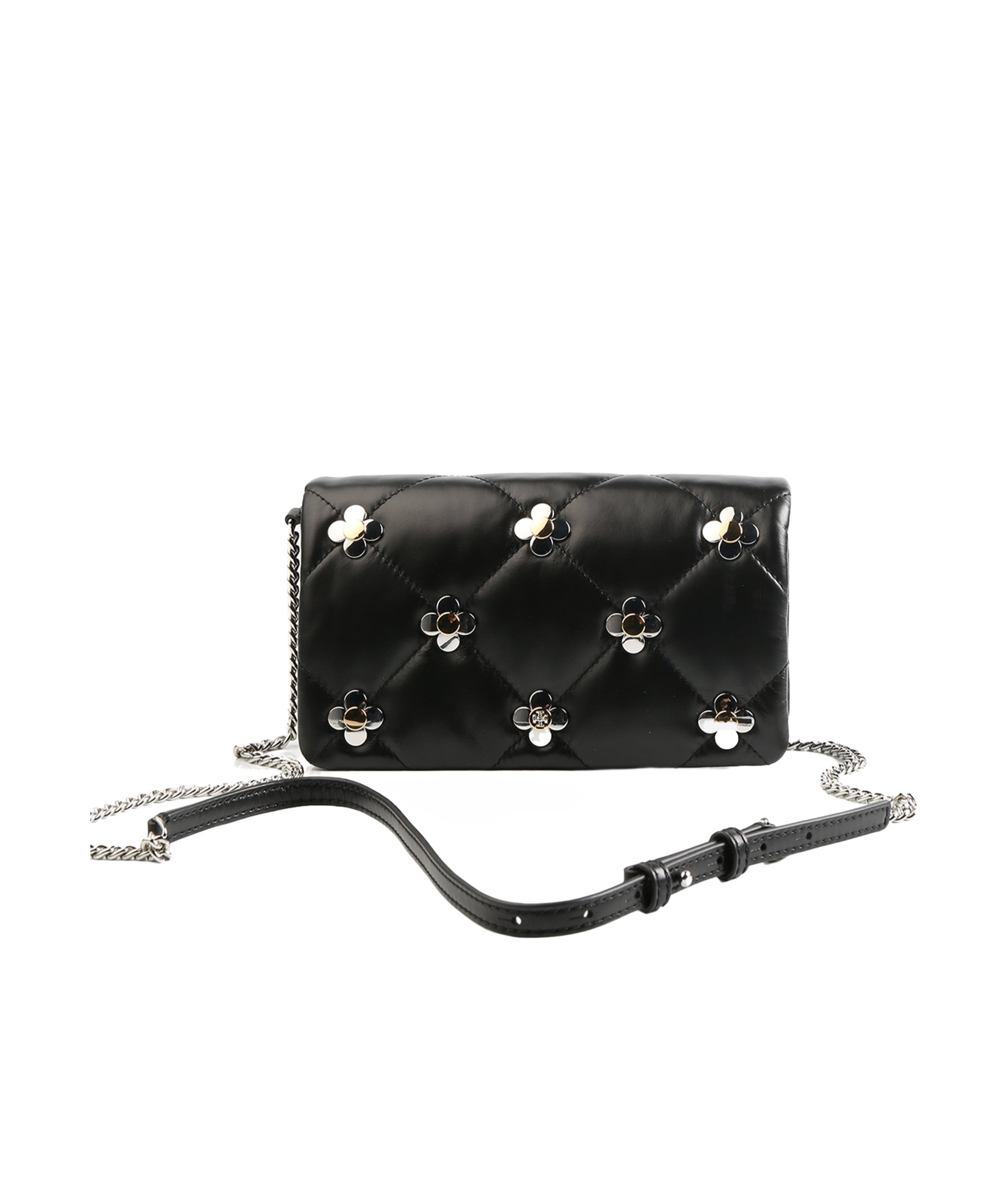 Tory Burch Quilted Shoulder Bag In Black