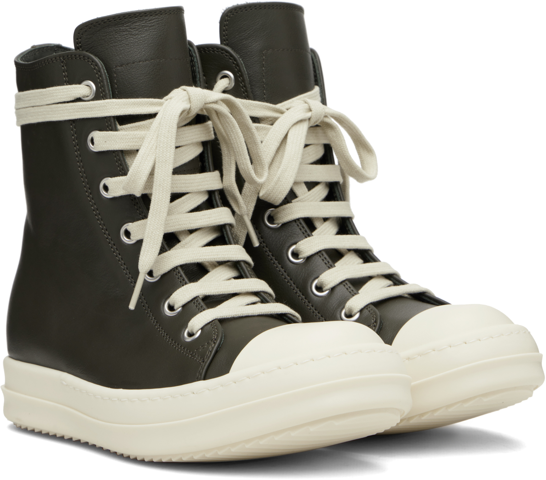Rick Owens Concordians High-top Sneakers In Black