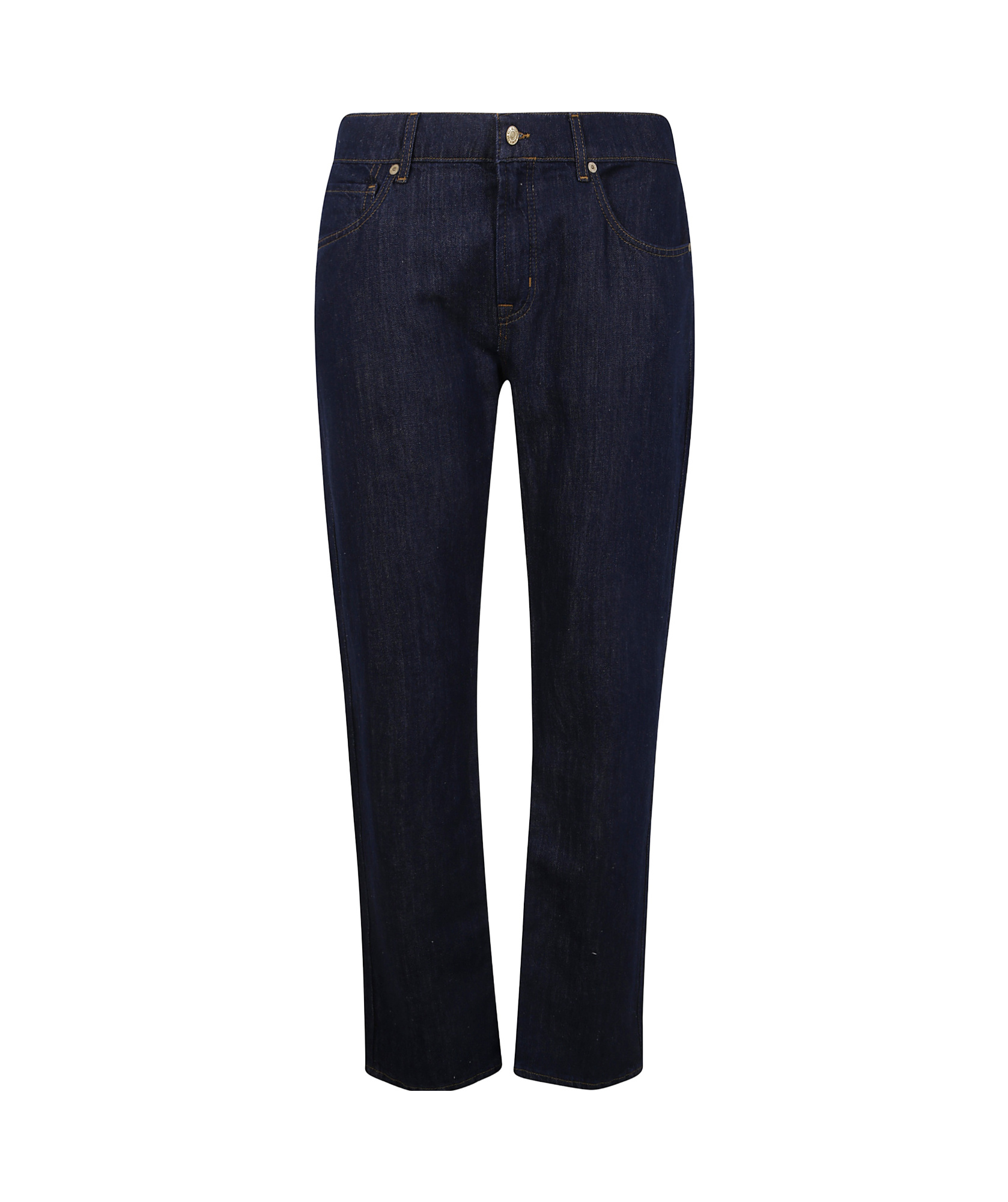 7 For All Mankind The Straight Total Denim Clothing In Blue
